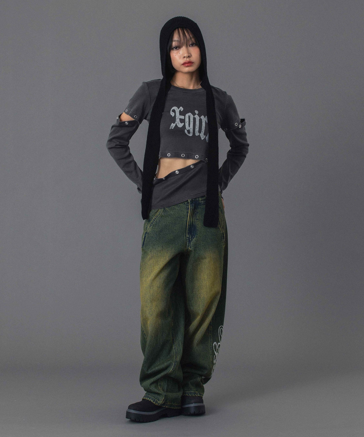FADED MULTIWAY L/S TOP