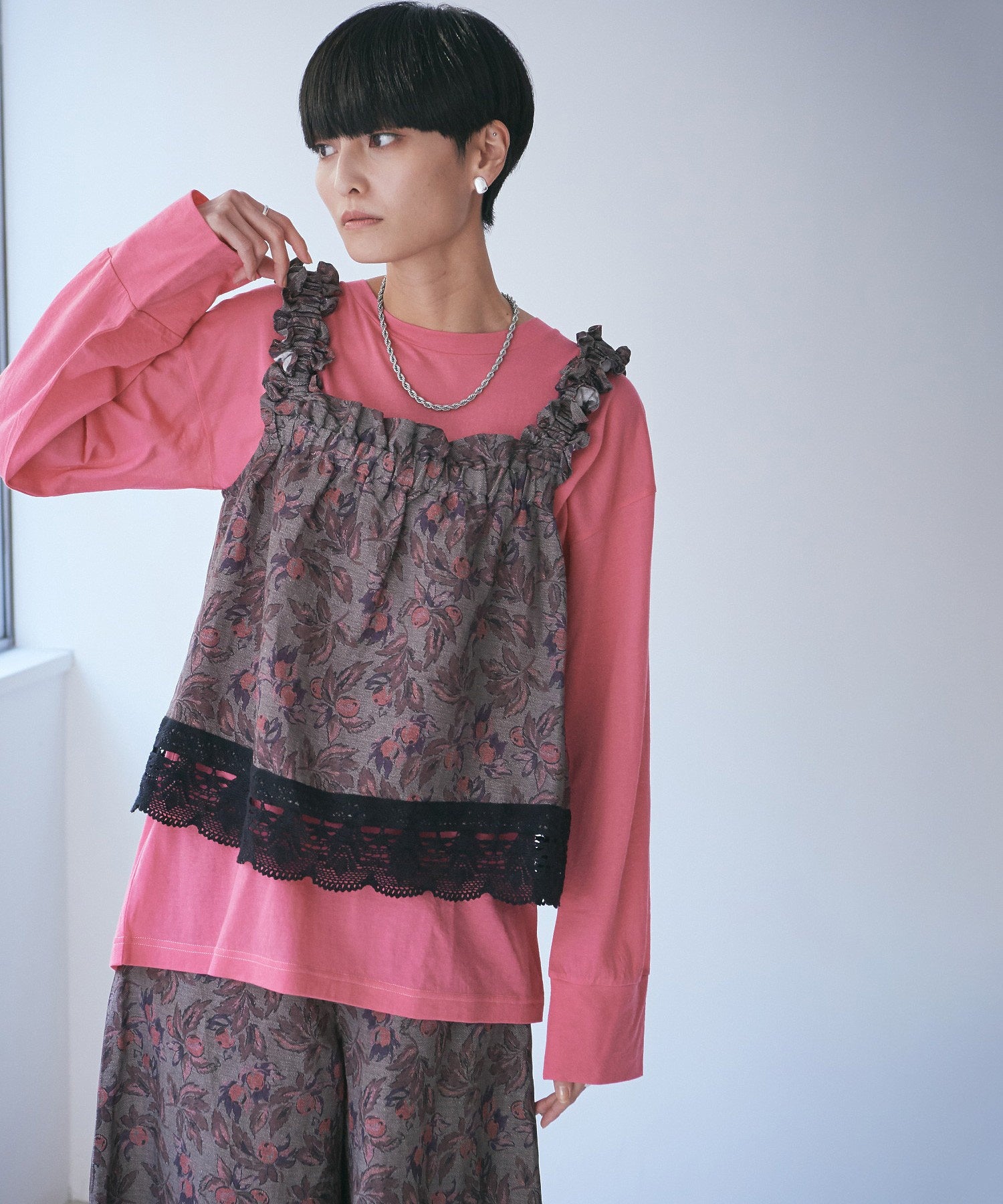 フルーツプリントキャミソール