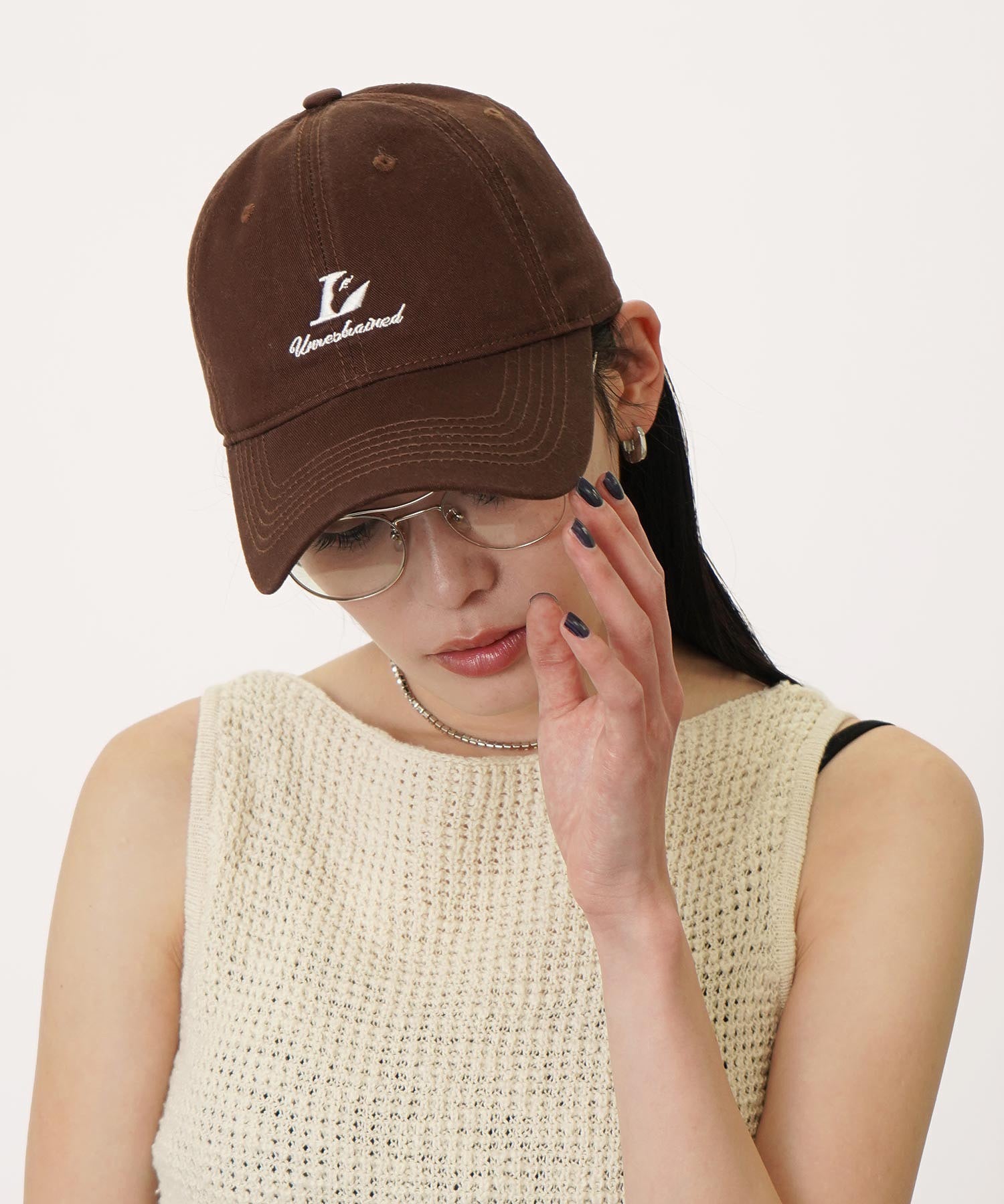 ワンポイントシシュウCAP