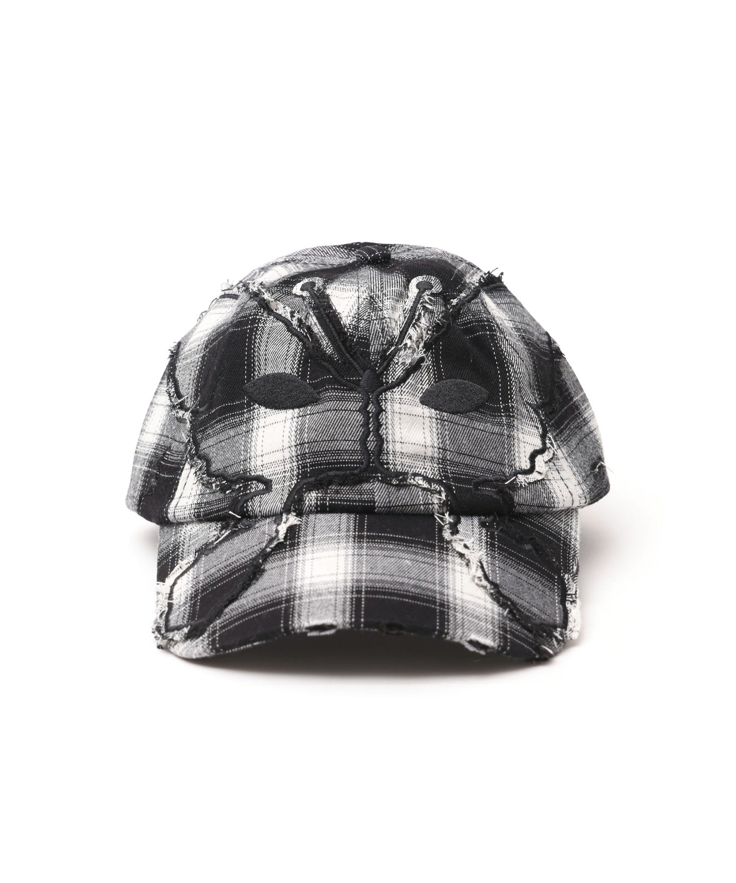PERKS AND MINI/パークスアンドミニ/CHECK ALIEN BUTTERFLY KISS BASEBALL CAP 10351