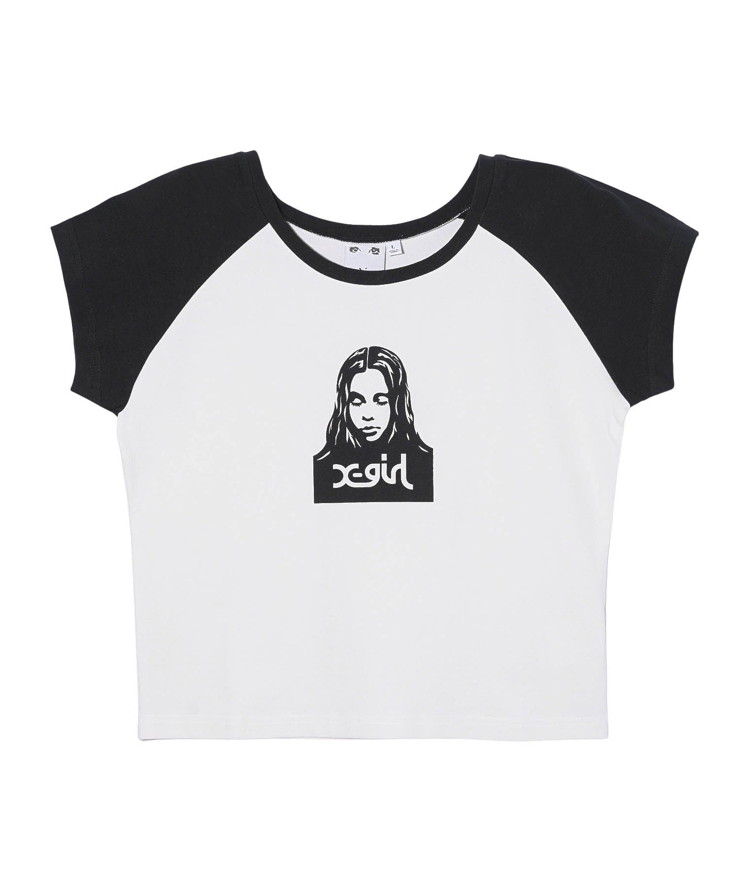 FACE RAGLAN BABY TEE