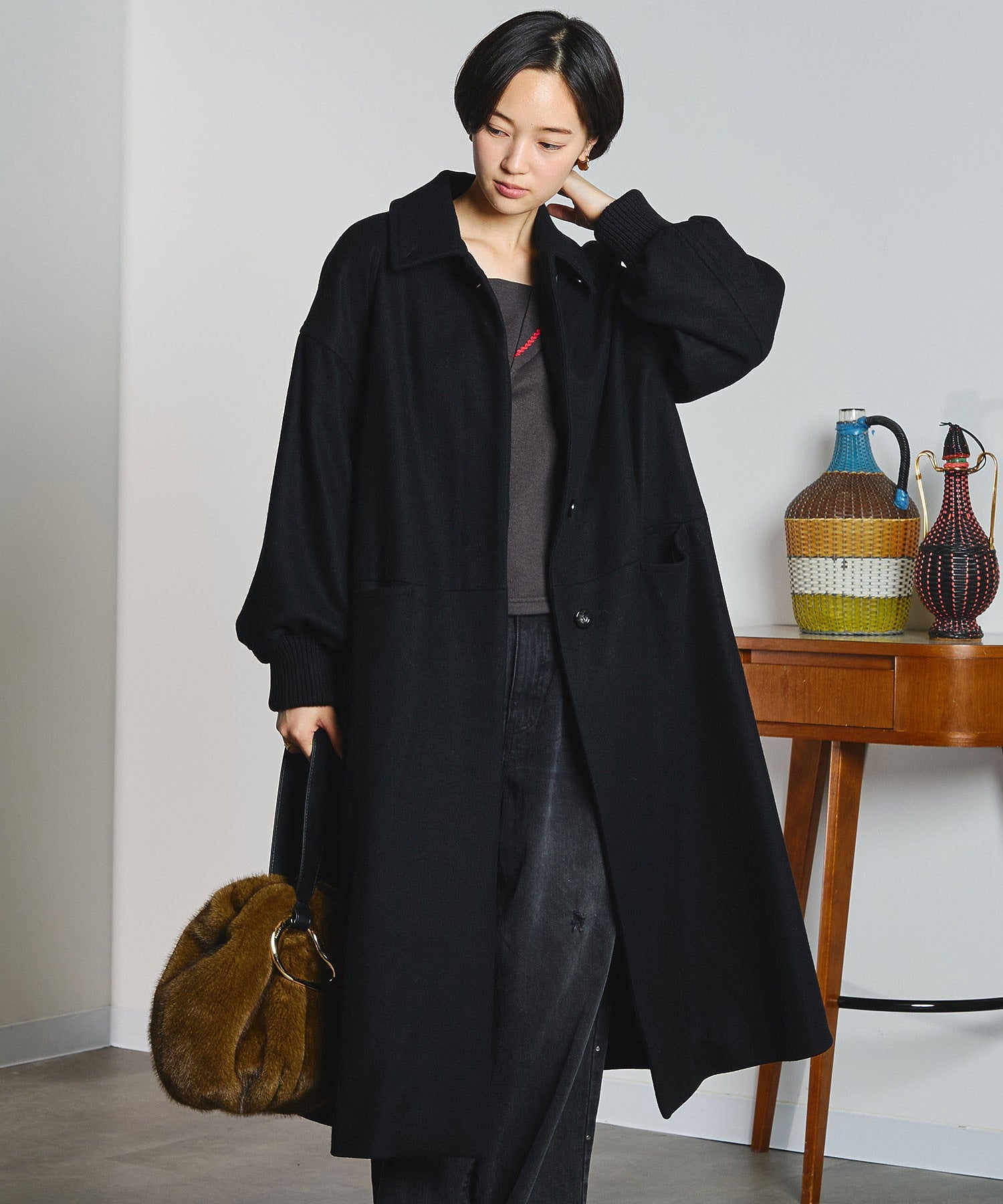 model:166cm 着用サイズ:S