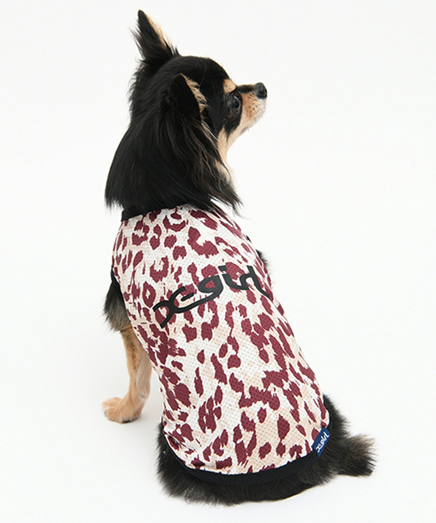 【X-girl DOGWEAR】レオパード柄メッシュタンク