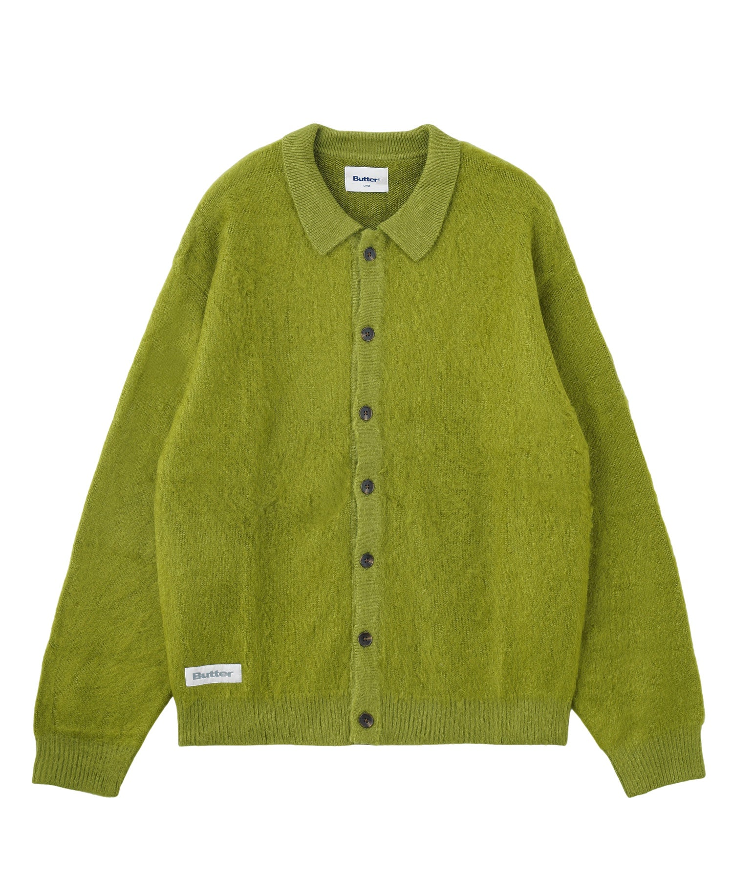 BUTTER/バター/Mohair Button Up Knitted Shirt