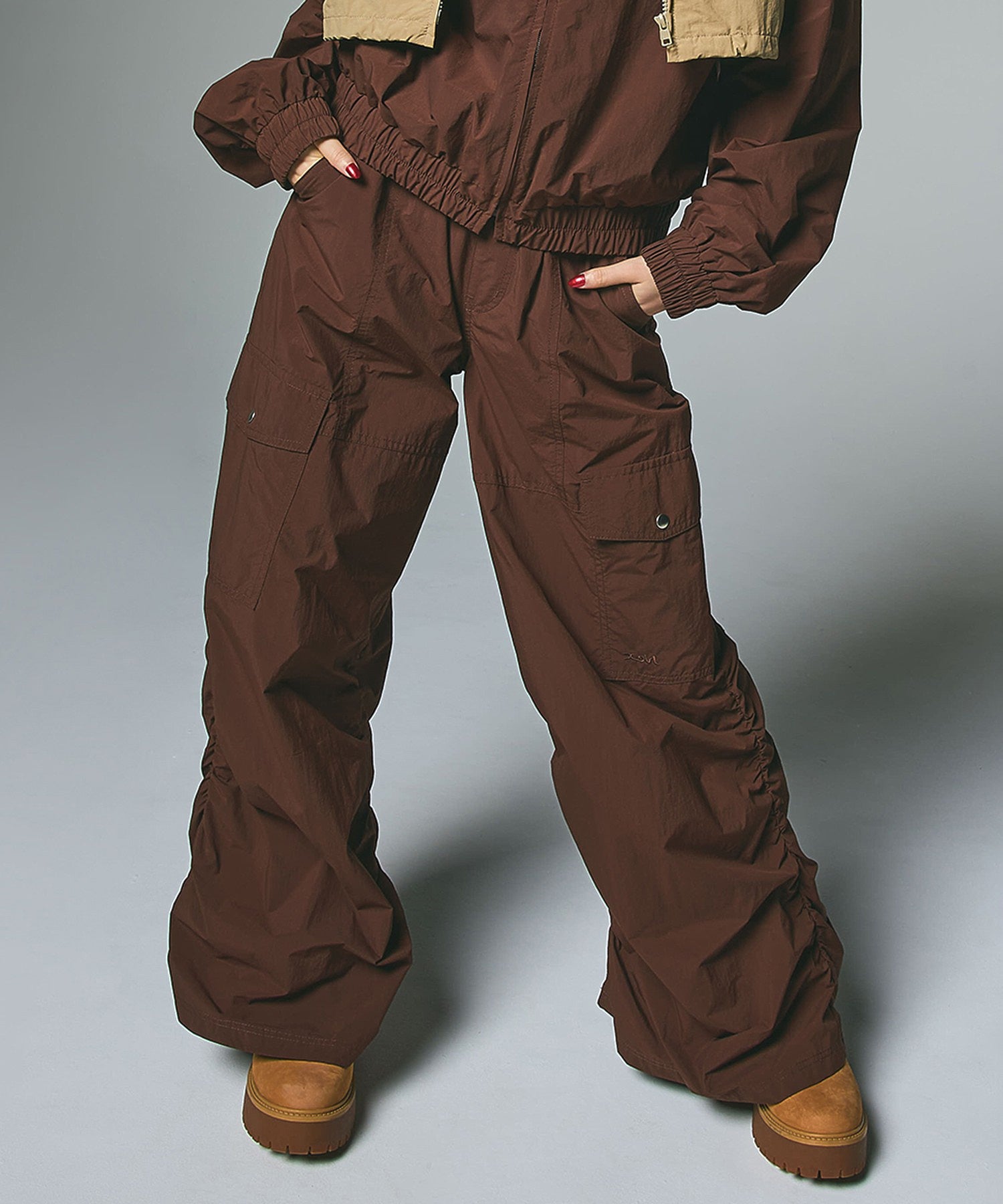 VOLUME HEM LOOSE EASY PANTS