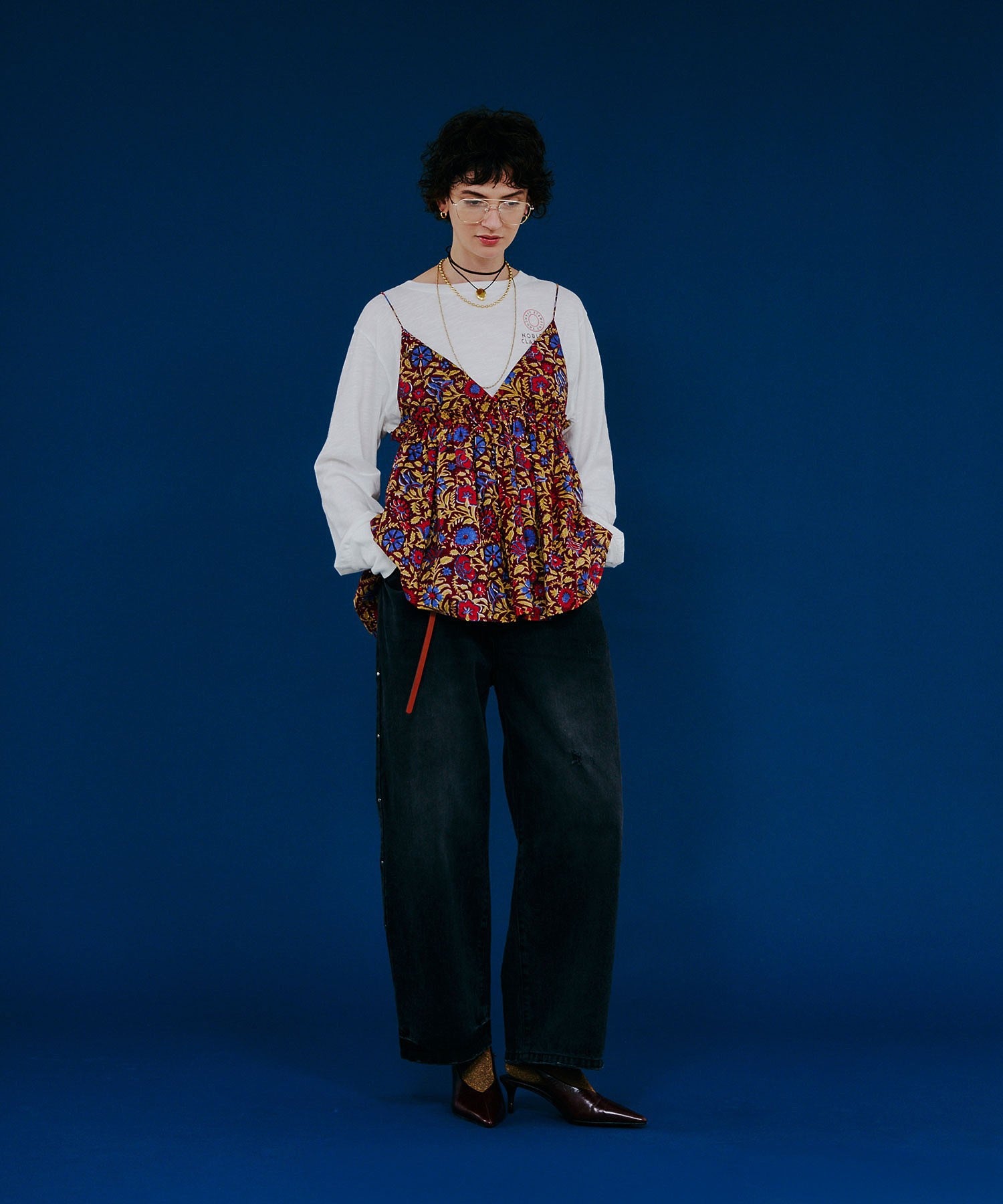 mag.by c/LOGO L/S TEE