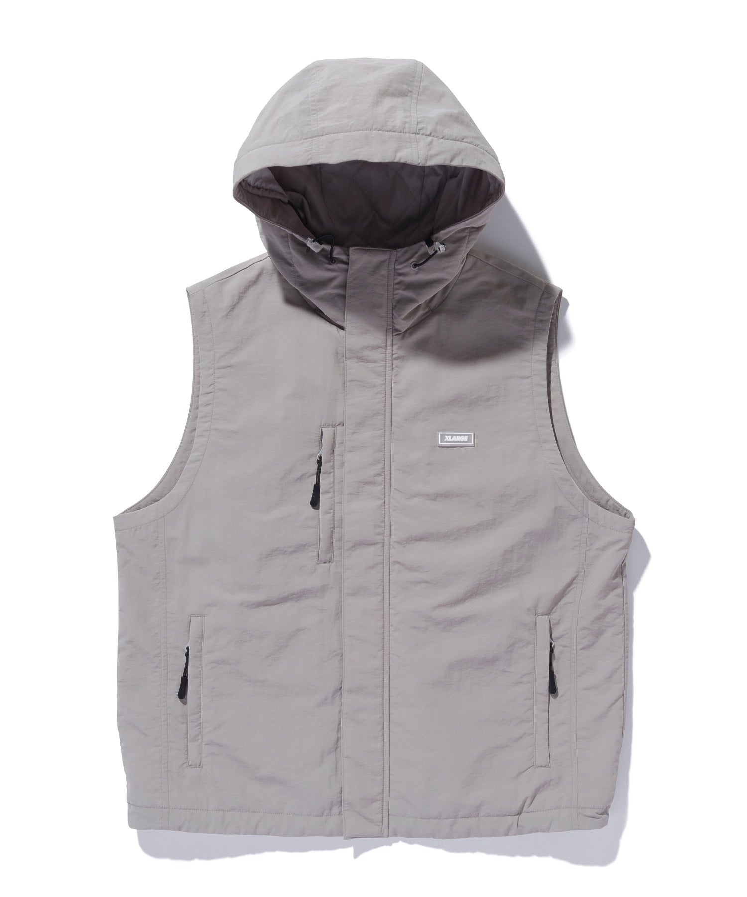 NYLON HOODED VEST