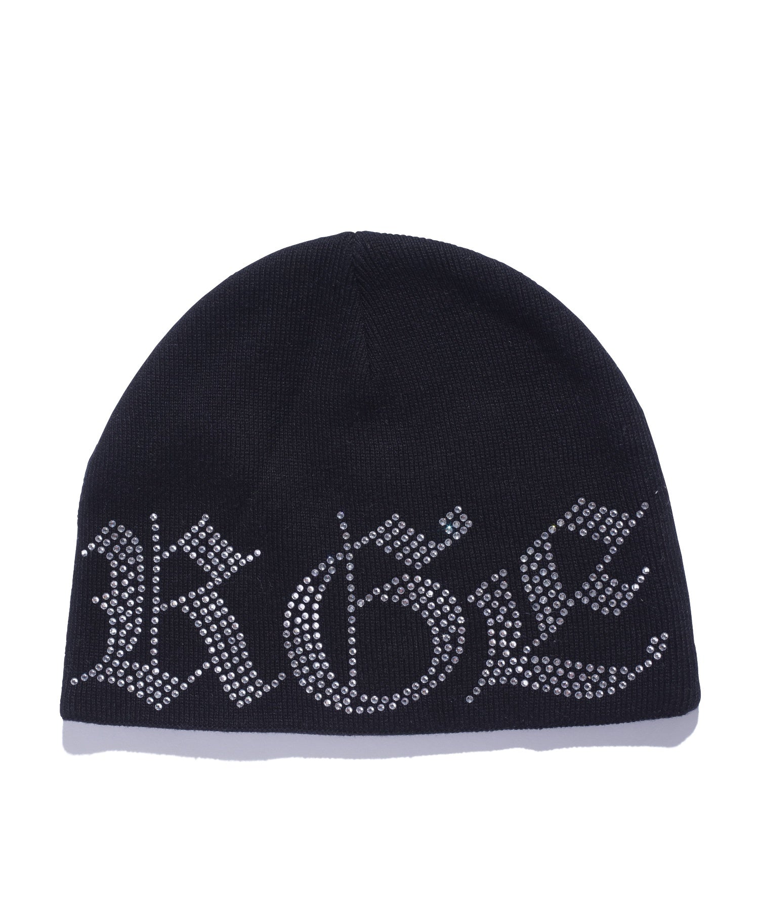 RHINESTONE LOGO KNIT CAP