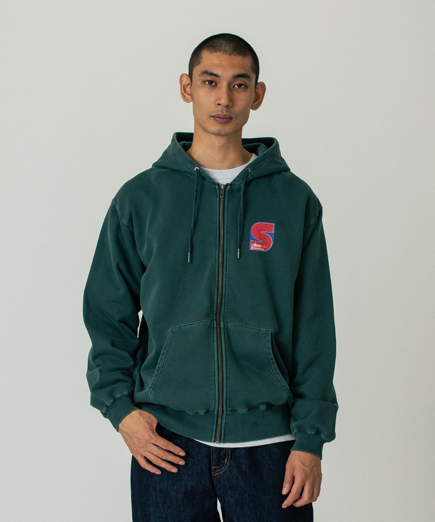 STICKER BOMB ZIP HOODIE