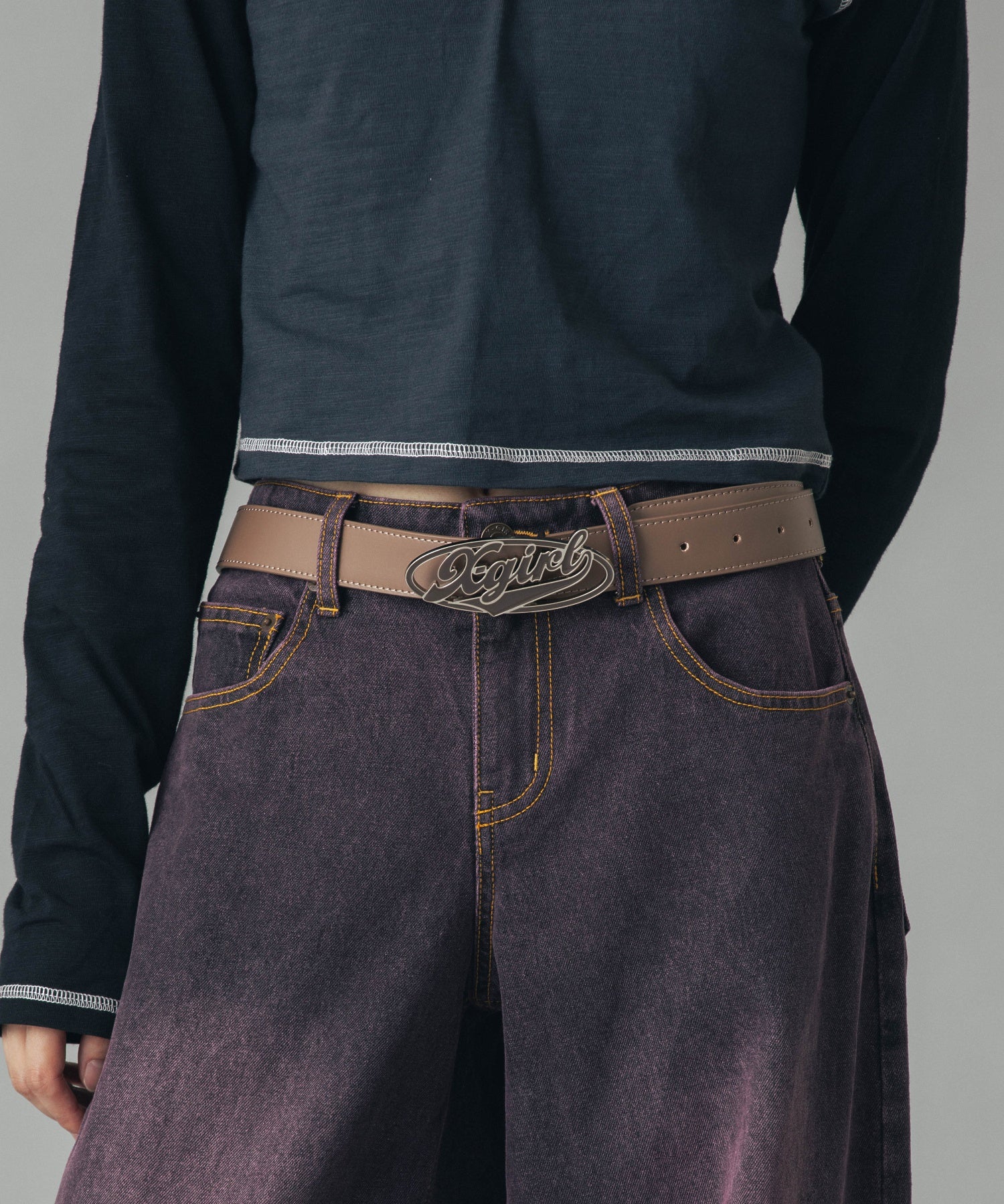 OVAL LOGO BUCKLE BELT