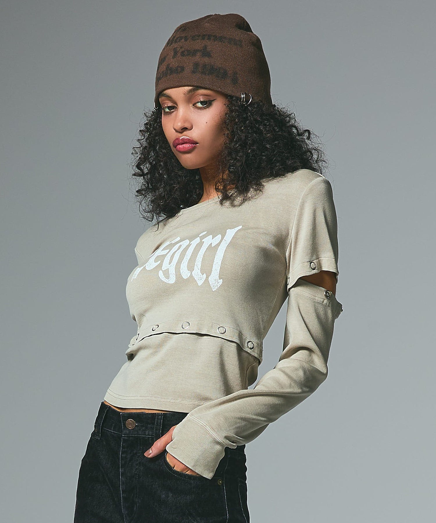FADED MULTIWAY L/S TOP