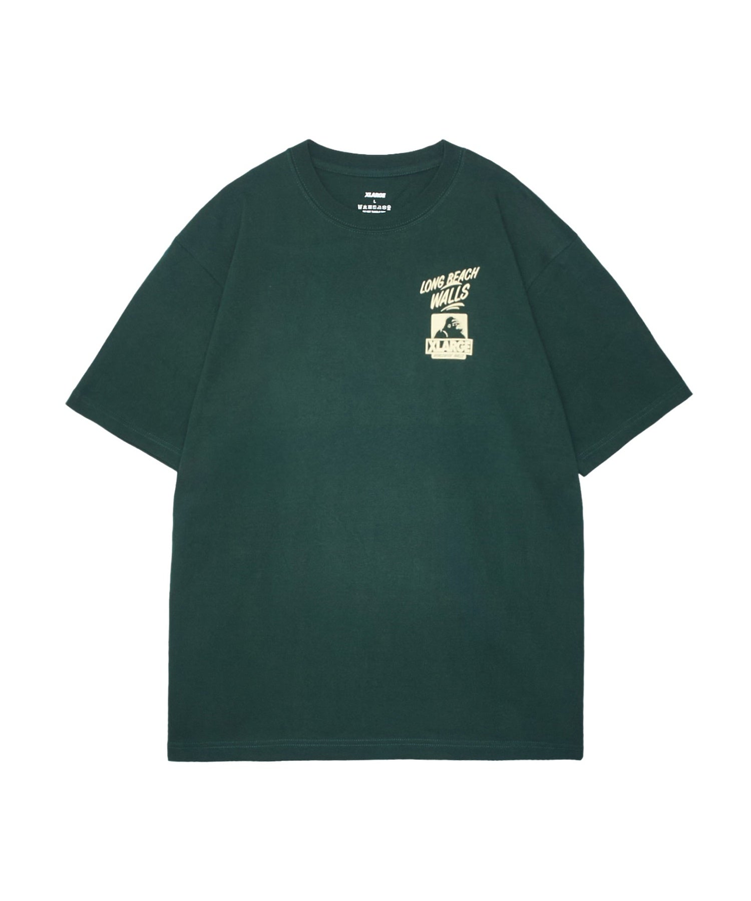 XLARGE x LONG BEACH WALLS S/S TEE calif-ART