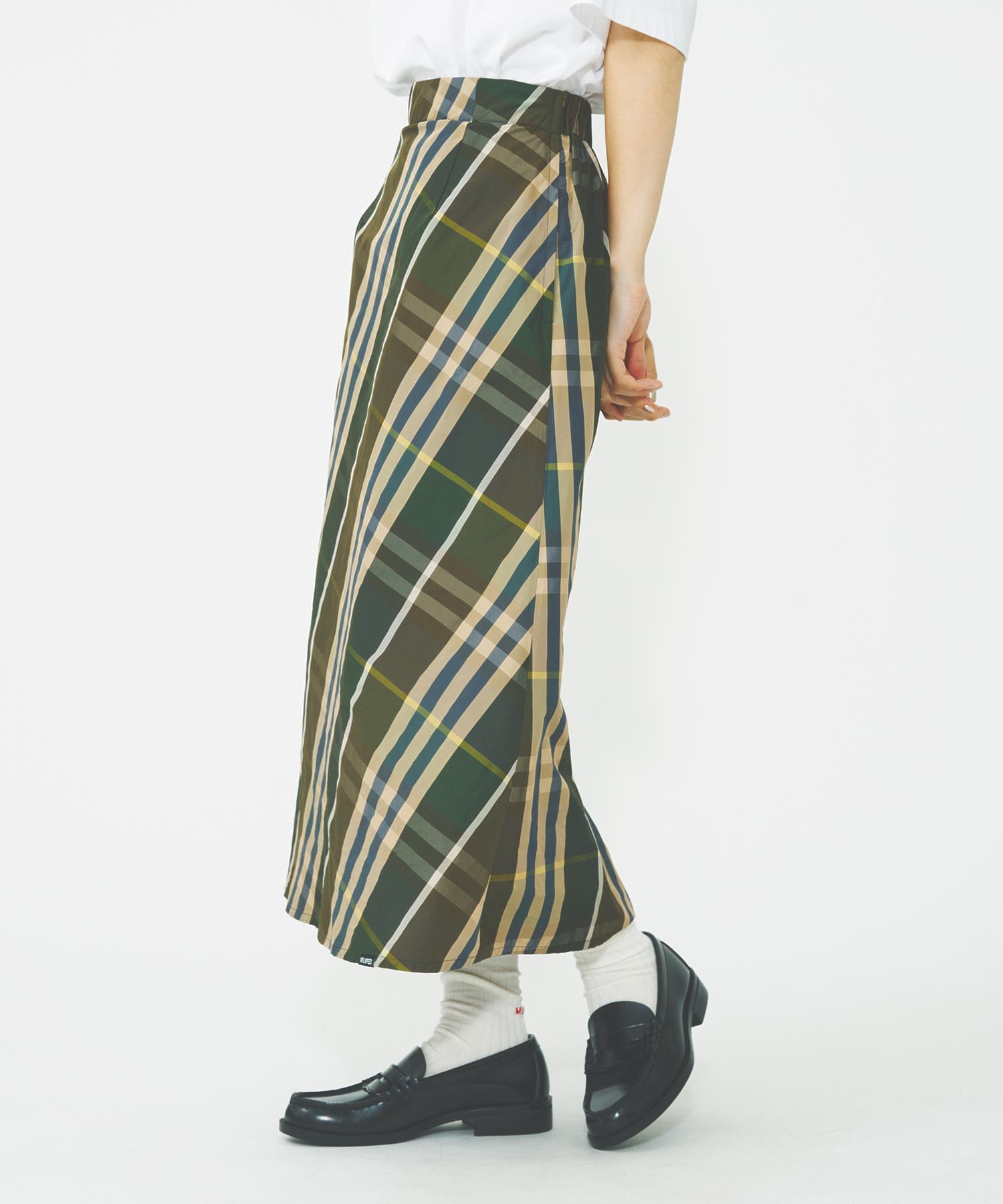 PLAID LONG SKIRT