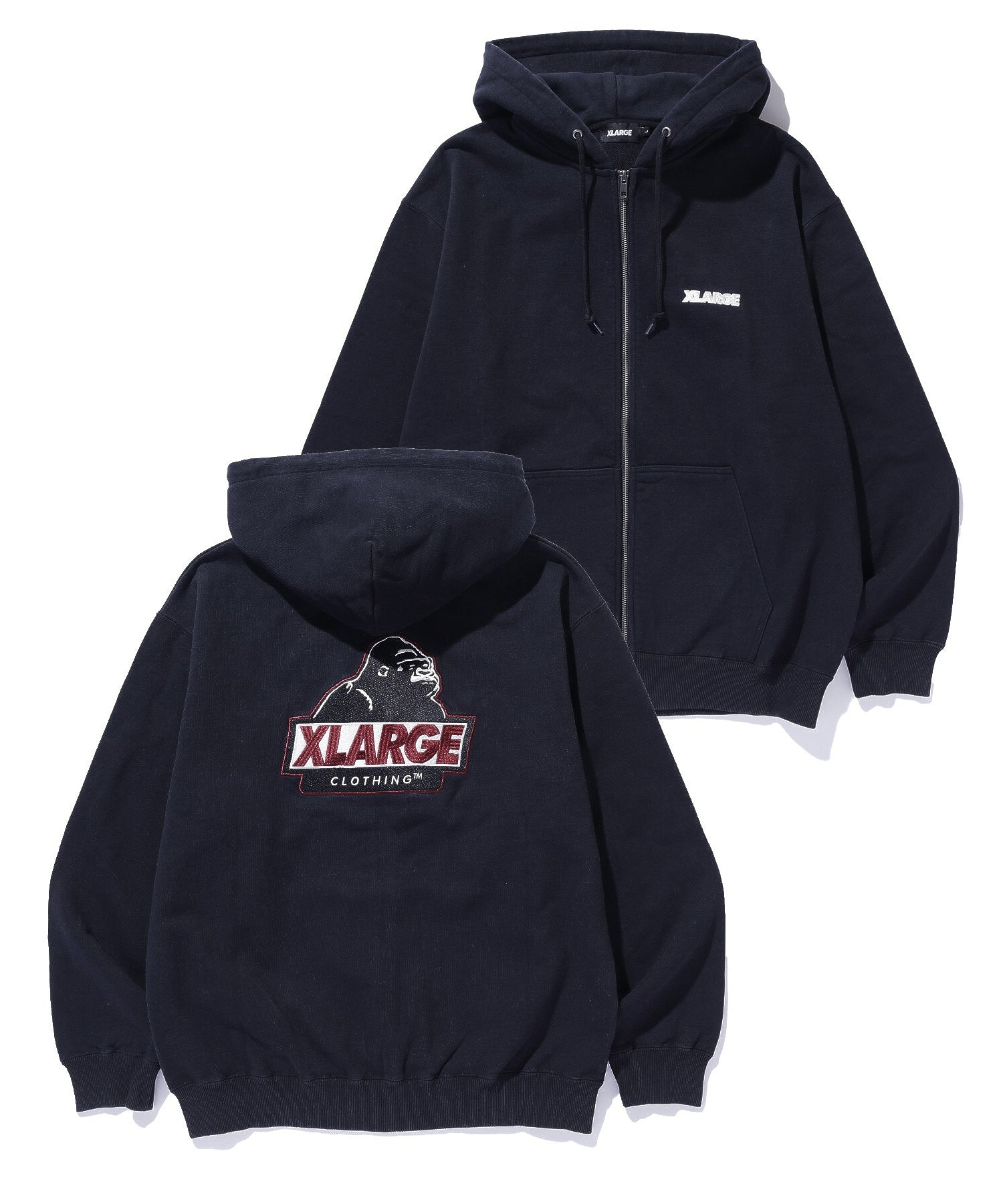 SLANTED OG ZIP HOODED SWEATSHIRT