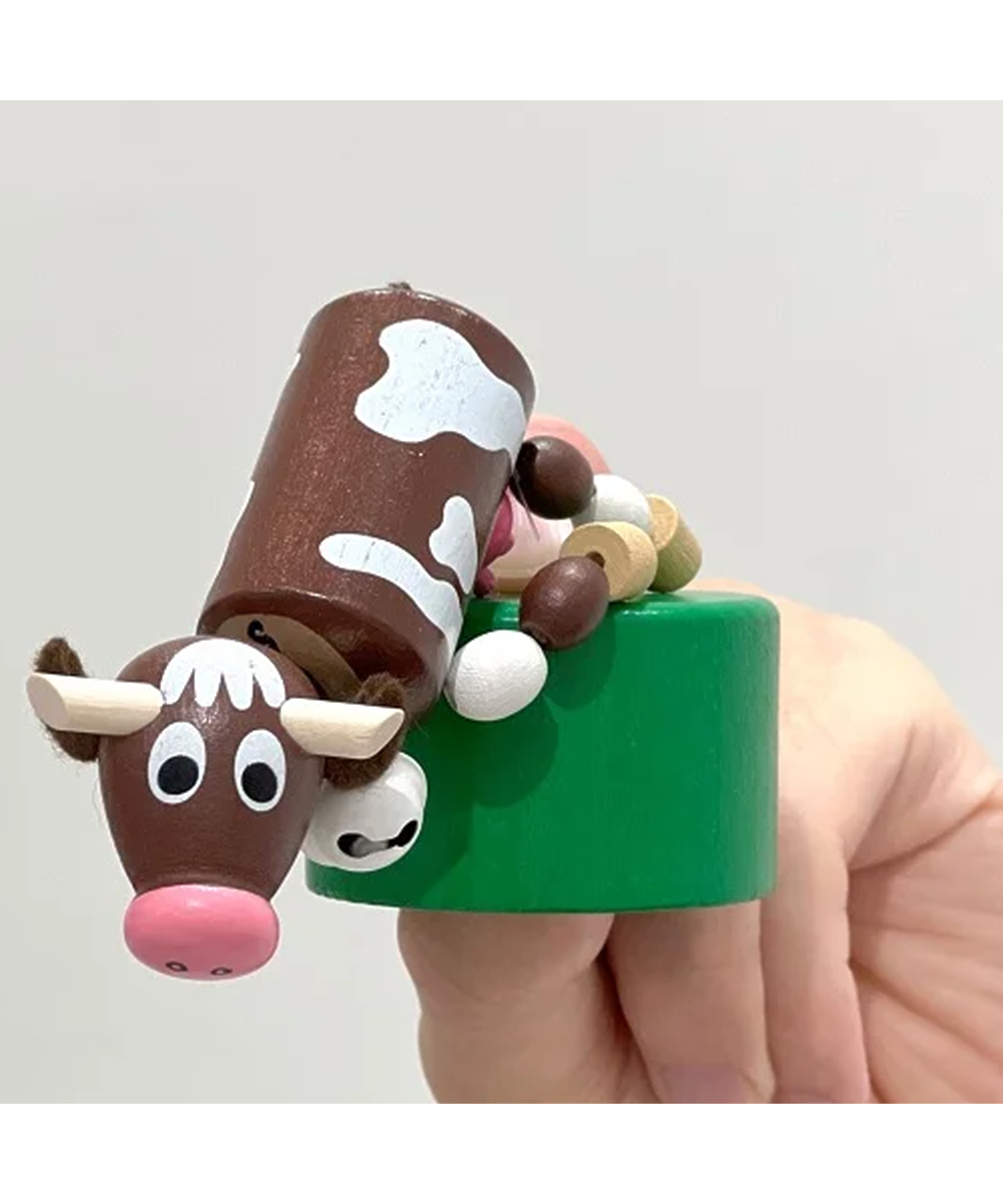 DETOA Push Up Toy Cow