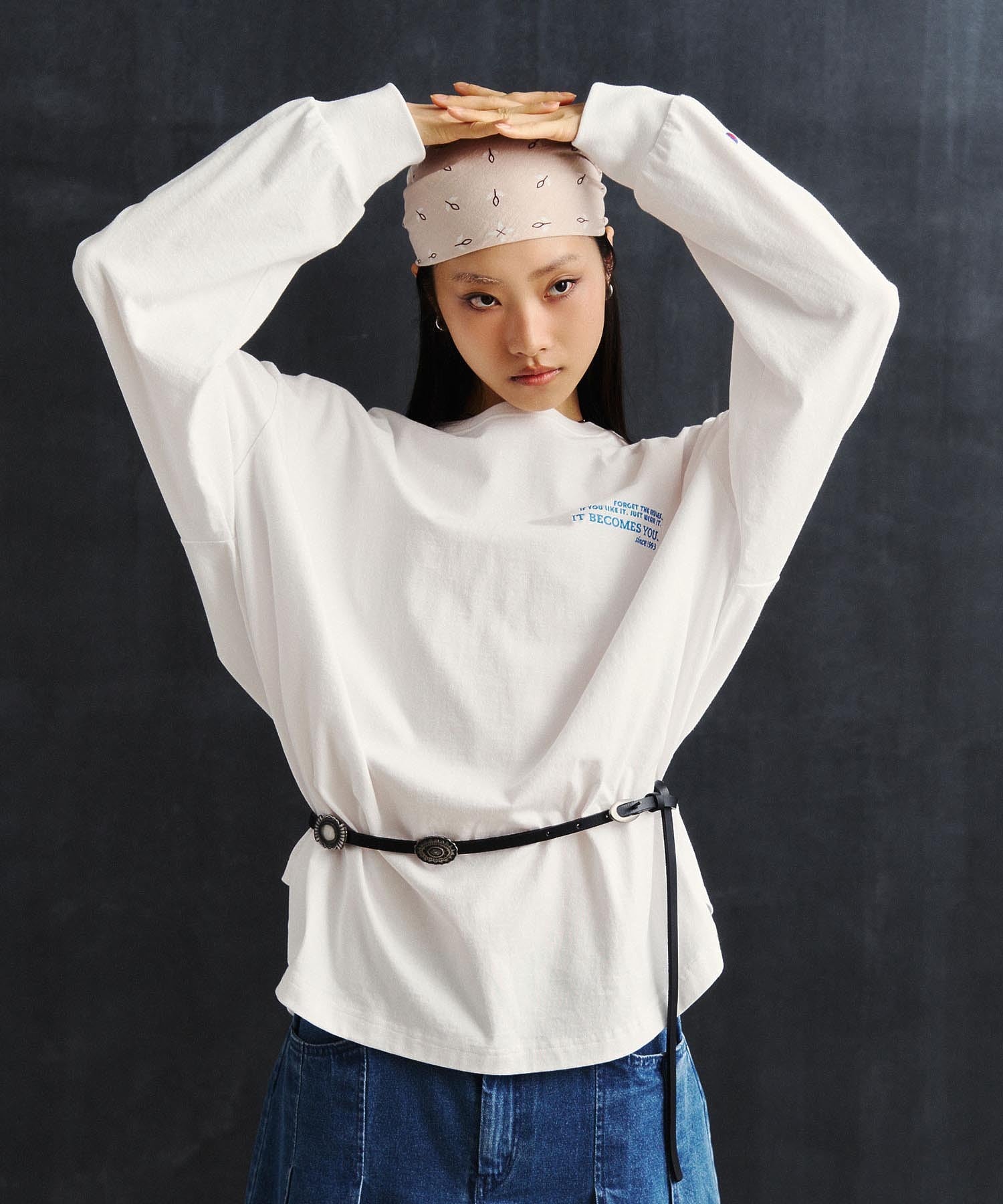 【Champion別注】SUPER BIG L/S TEE