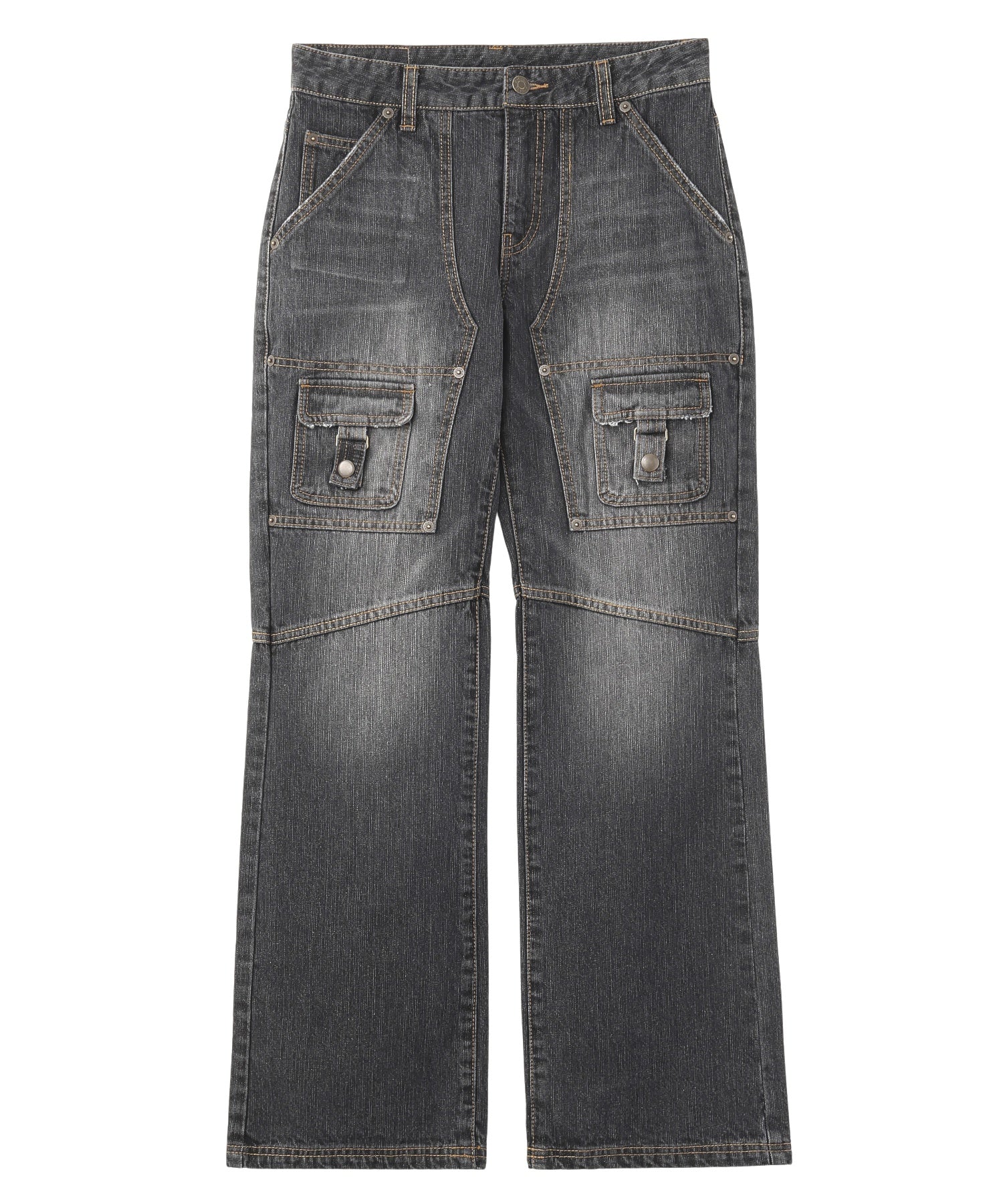 FRONT POCKET DENIM PANTS