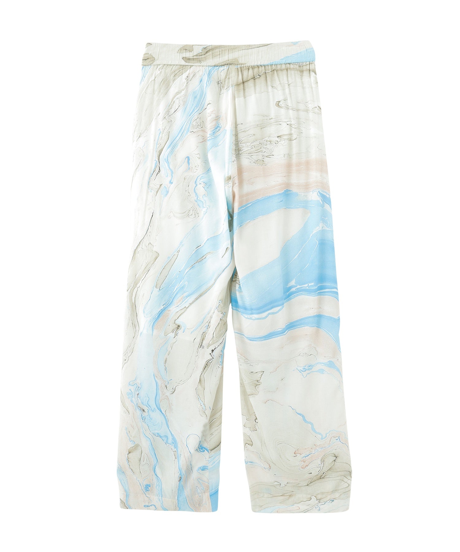 MARBLE PRINT EASY PANTS