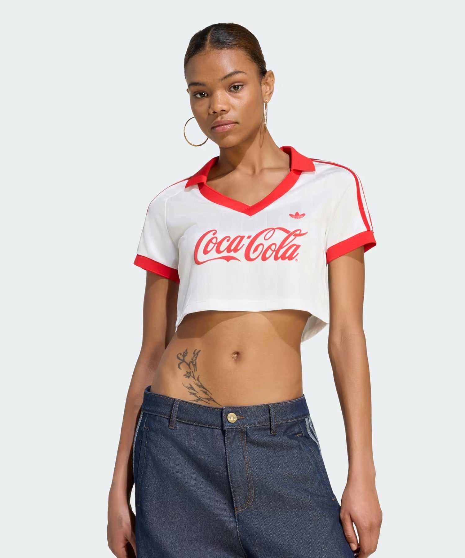 ADIDAS/アディダス/COCA COLA W CROPPED JERSEY KY7571