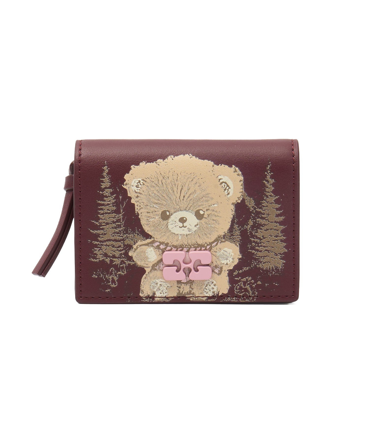 GANNI/BOU CARD HOLDER PRINTED WITH FLAP