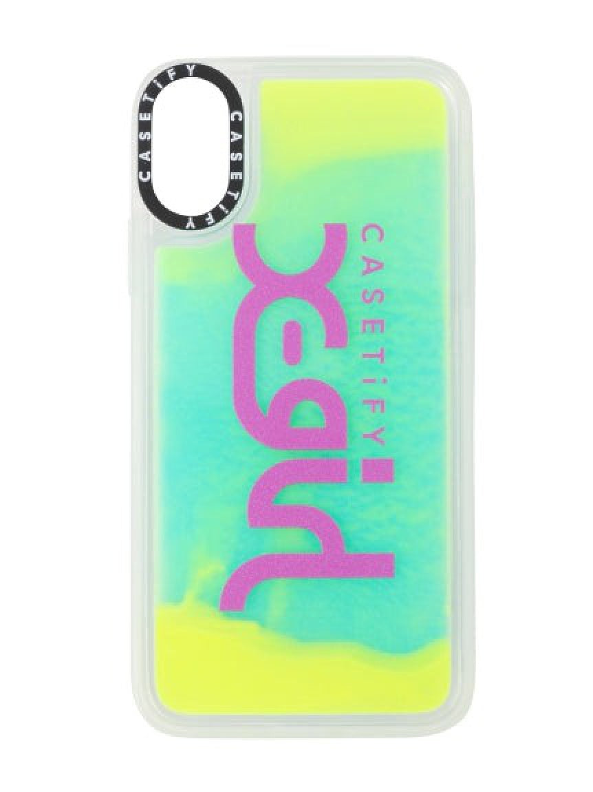 X-girl × CASETiFY NEON SAND MOBILE CASE for iPhone X/XS