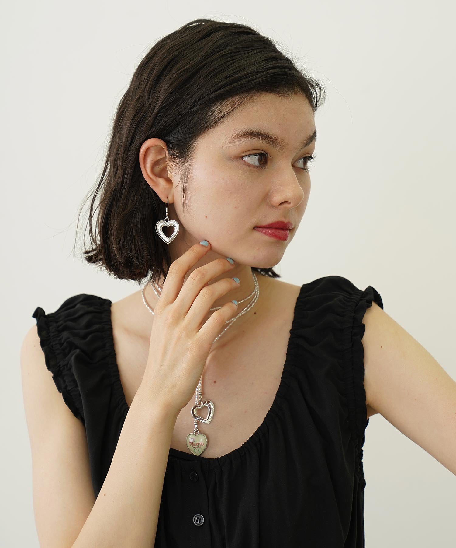 HEART CHARMS EARRINGS