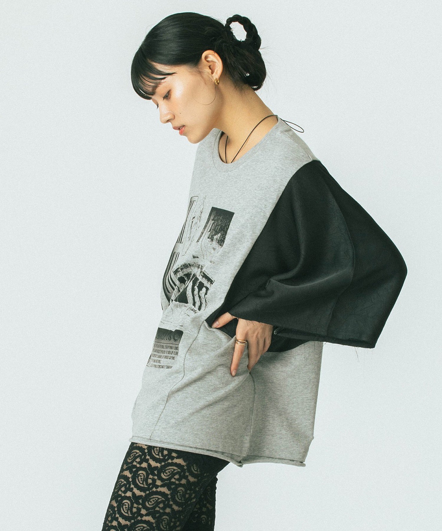 OKIRAKU×ROSEBUD/SATIN SLEEVE CUTSAW – calif（カリフ）公式サイト
