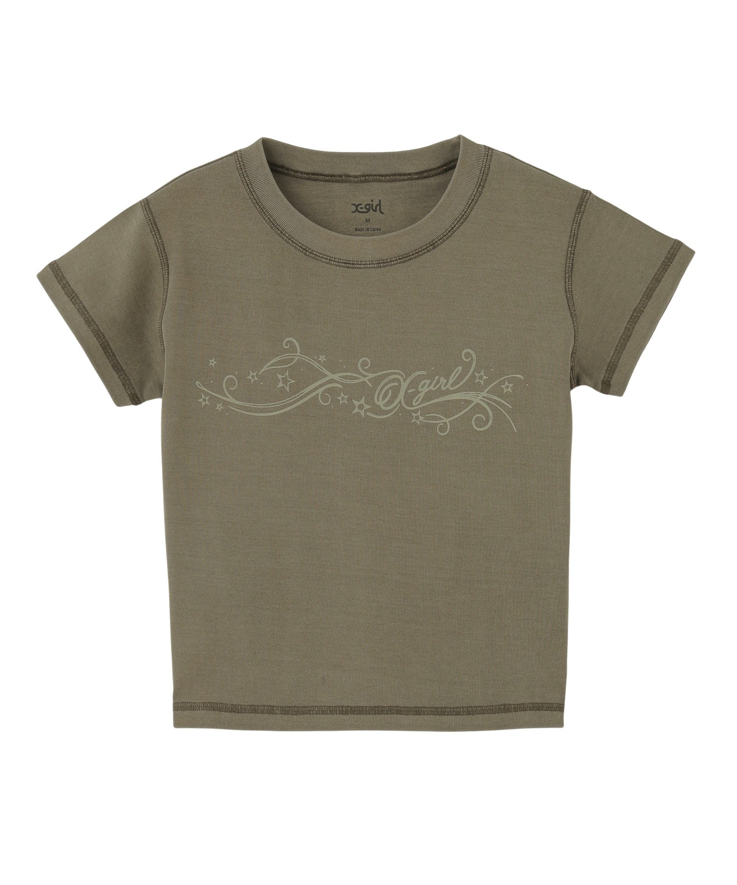 ORNAMENT LINE LOGO S/S BABY TEE