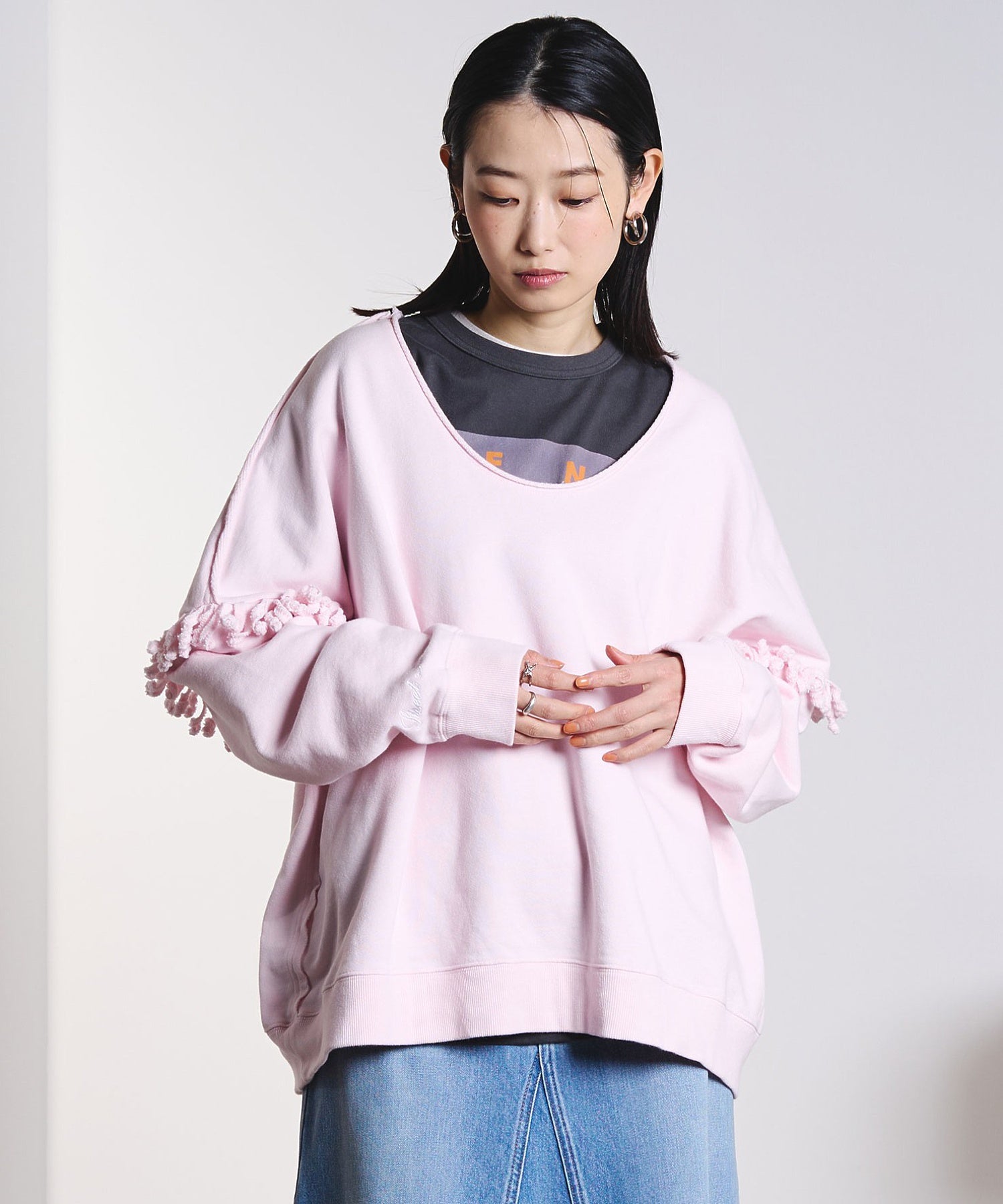 model:169cm 着用サイズ:ONE SIZE