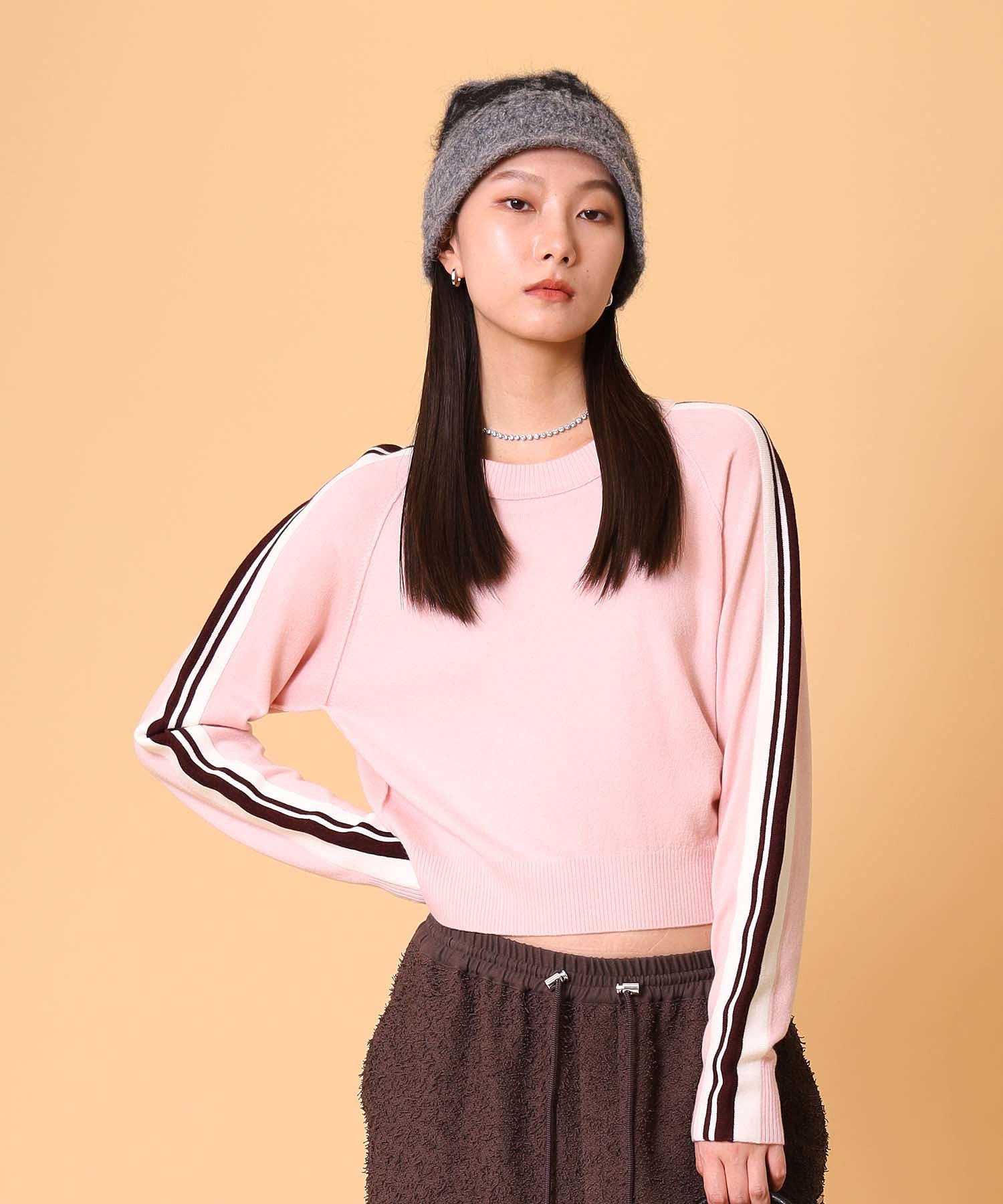 ラインニットプルオーバー