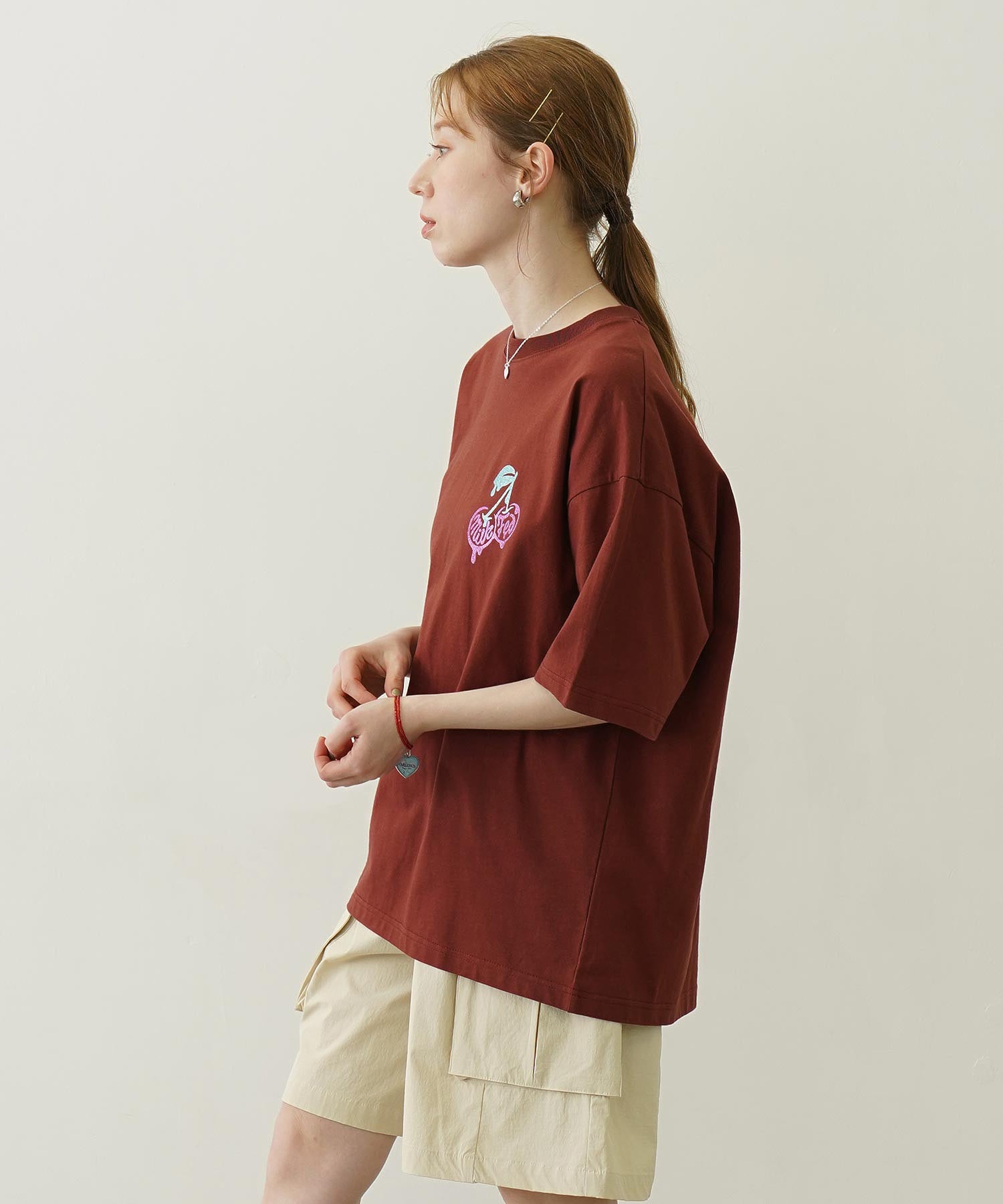 GLITTER MELTY CHERRIES S/S TEE