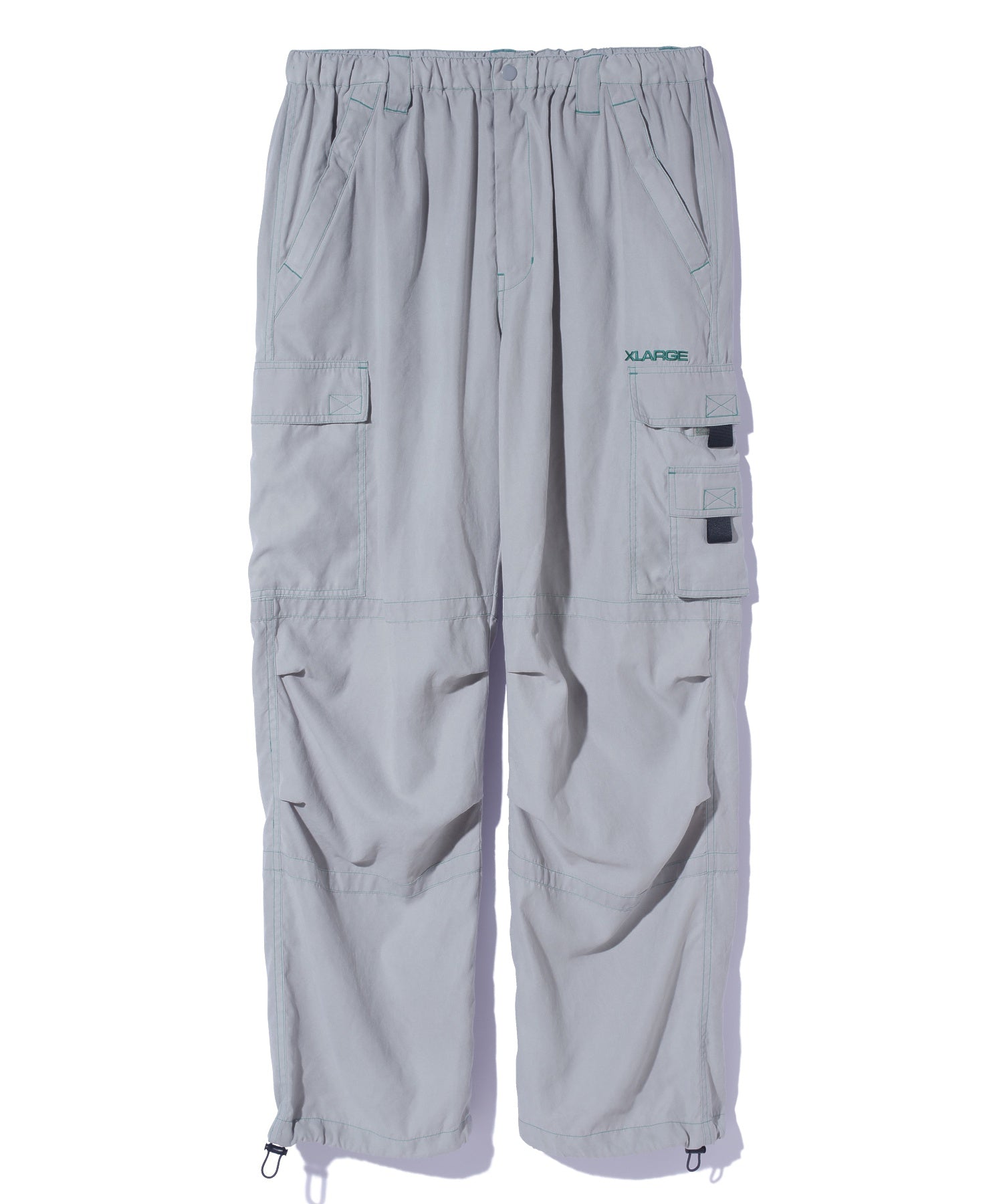 CONTRAST STITCH CARGO PANTS