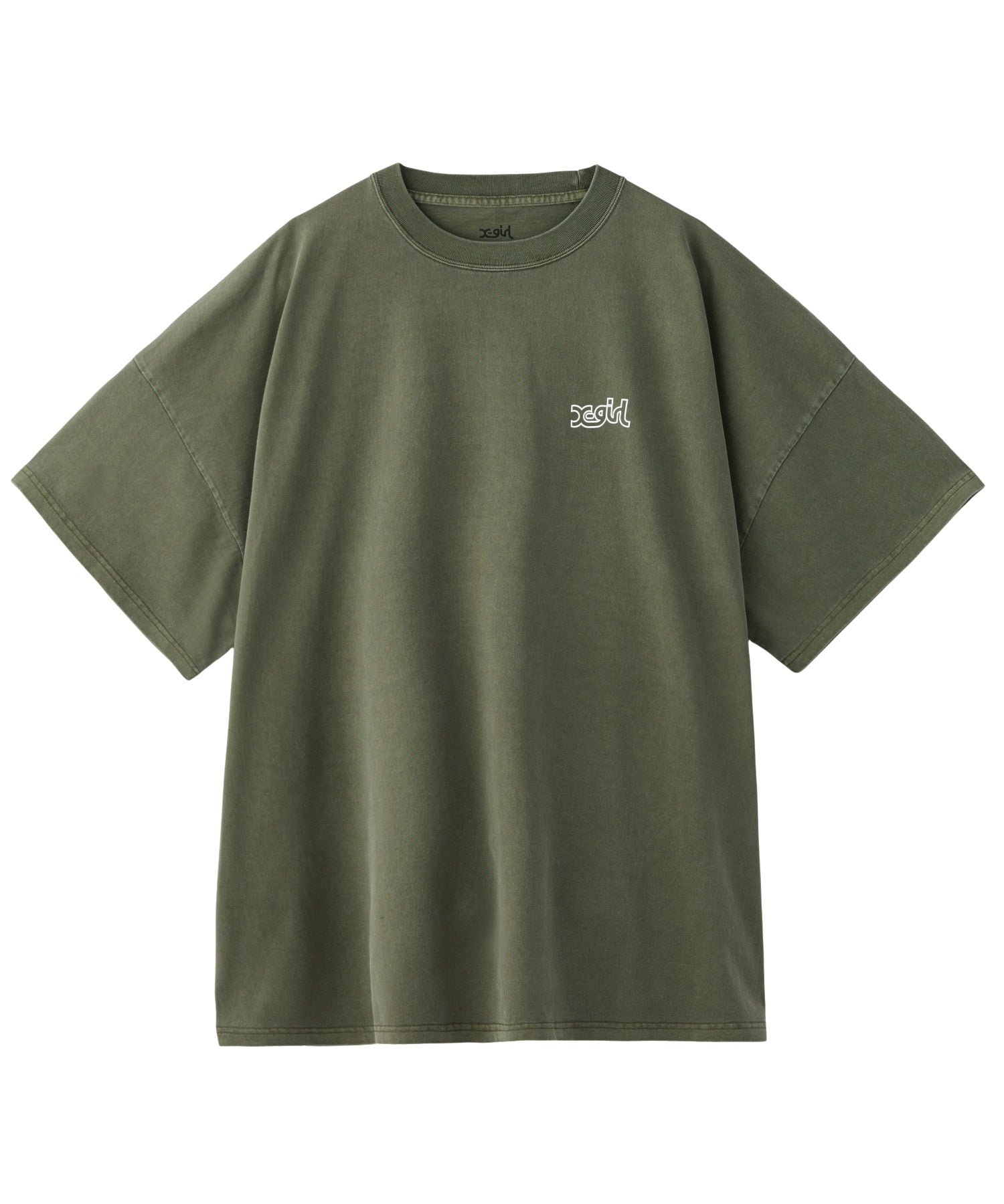 OVER PRINT MILLS LOGO S/S BIG TEE DRESS