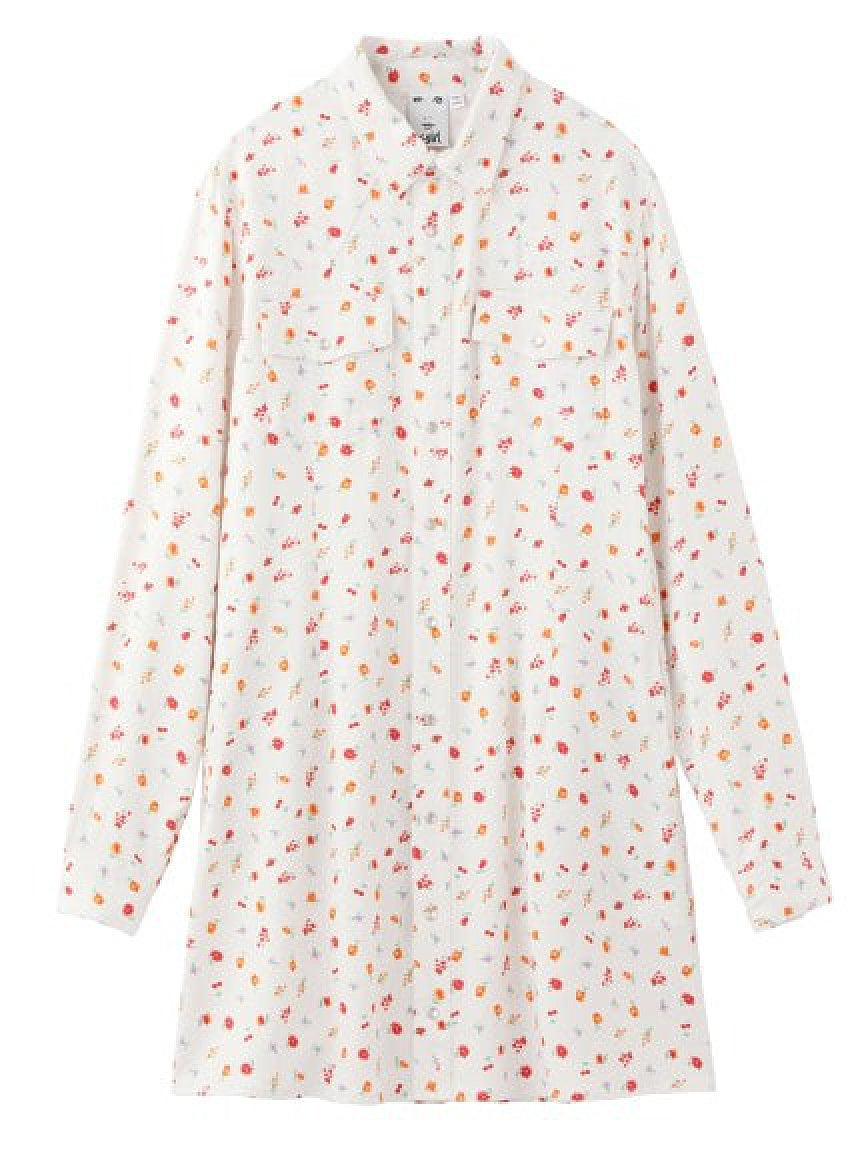 FLORAL WESTERN DRESS X-girl