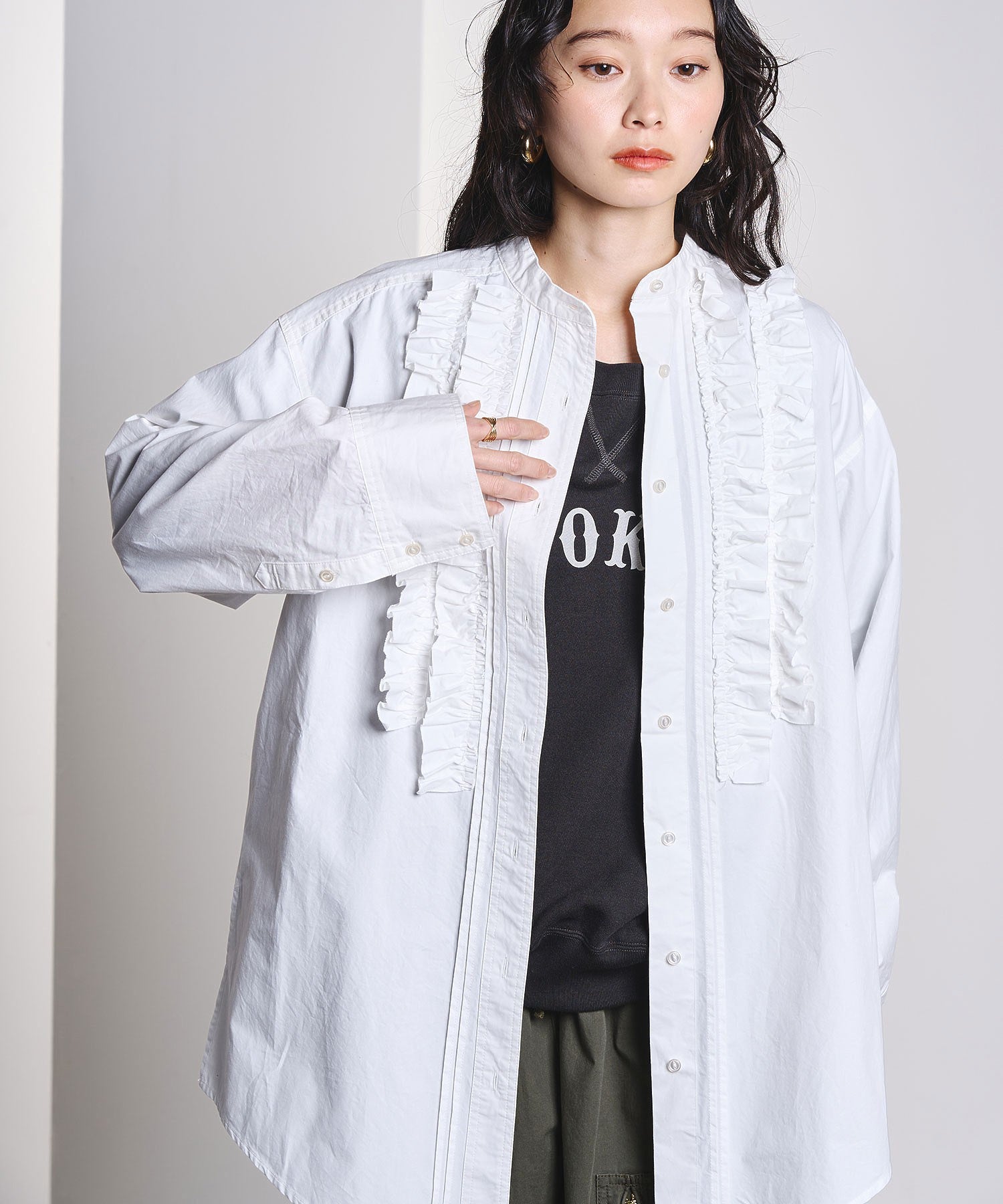 model:161cm 着用サイズ:ONE SIZE