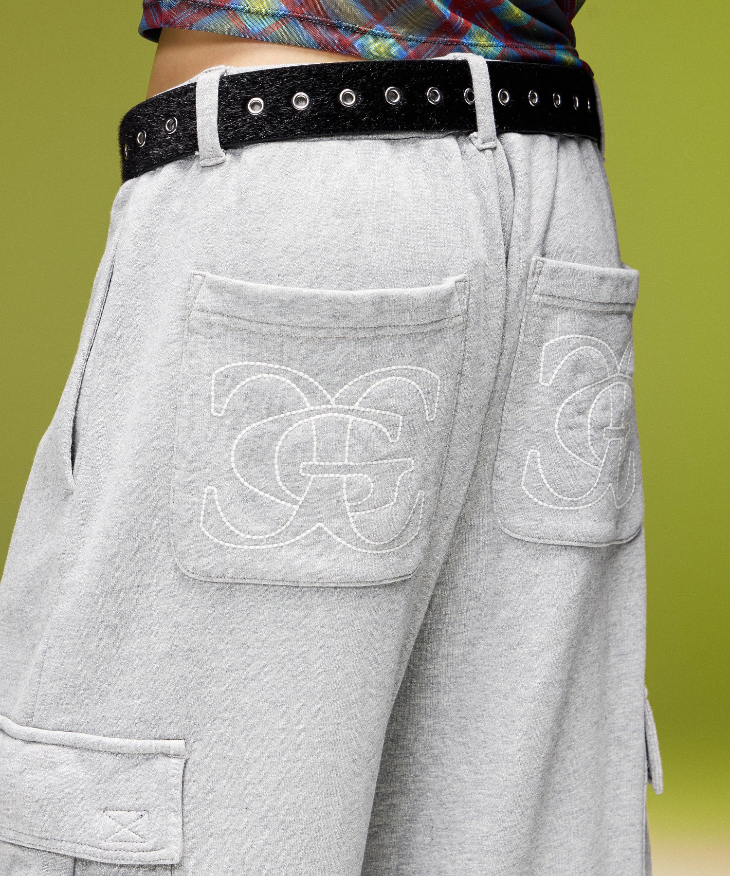EMBLEM POCKET 2WAY BUGGY SWEATPANTS