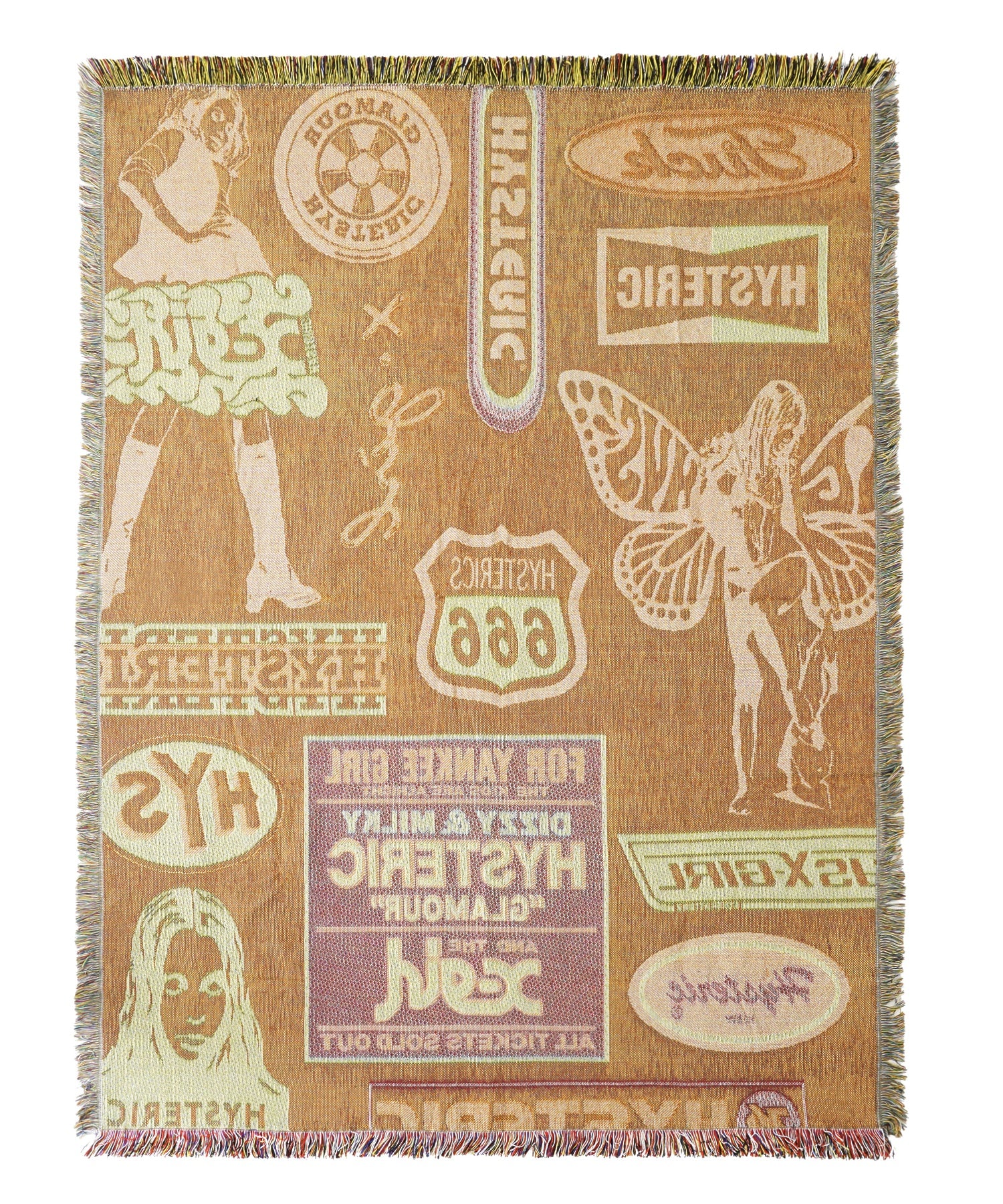 X-girl x HYSTERIC GLAMOUR JACQUARD BLANKET