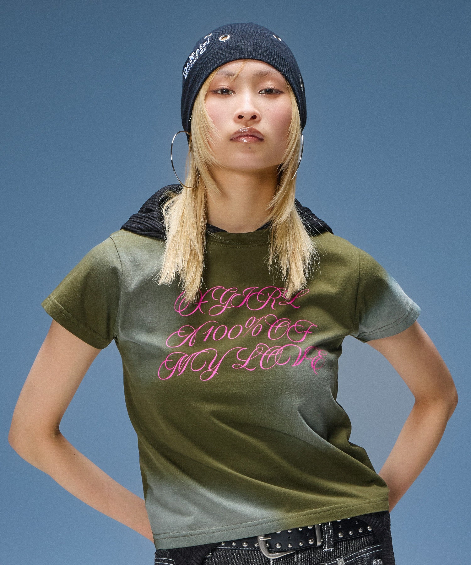 FADED SCRIPT LOGO S/S BABY TEE