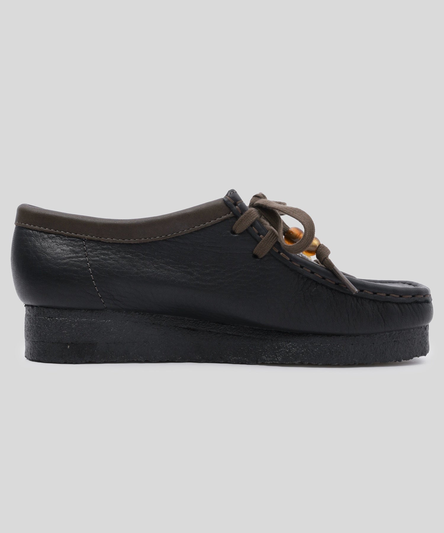 CLARKS/クラークス/Wallabee. Black Combi 26328520