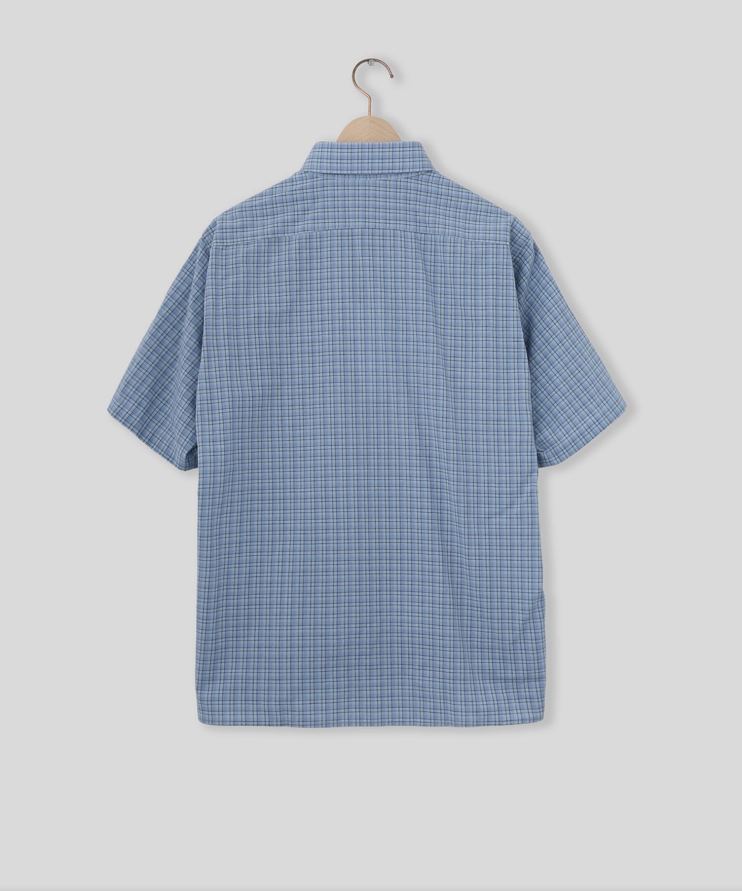 NO PROBLEMO/ノープロブレモ/Alien-O Print SS Check Shirt NP40105