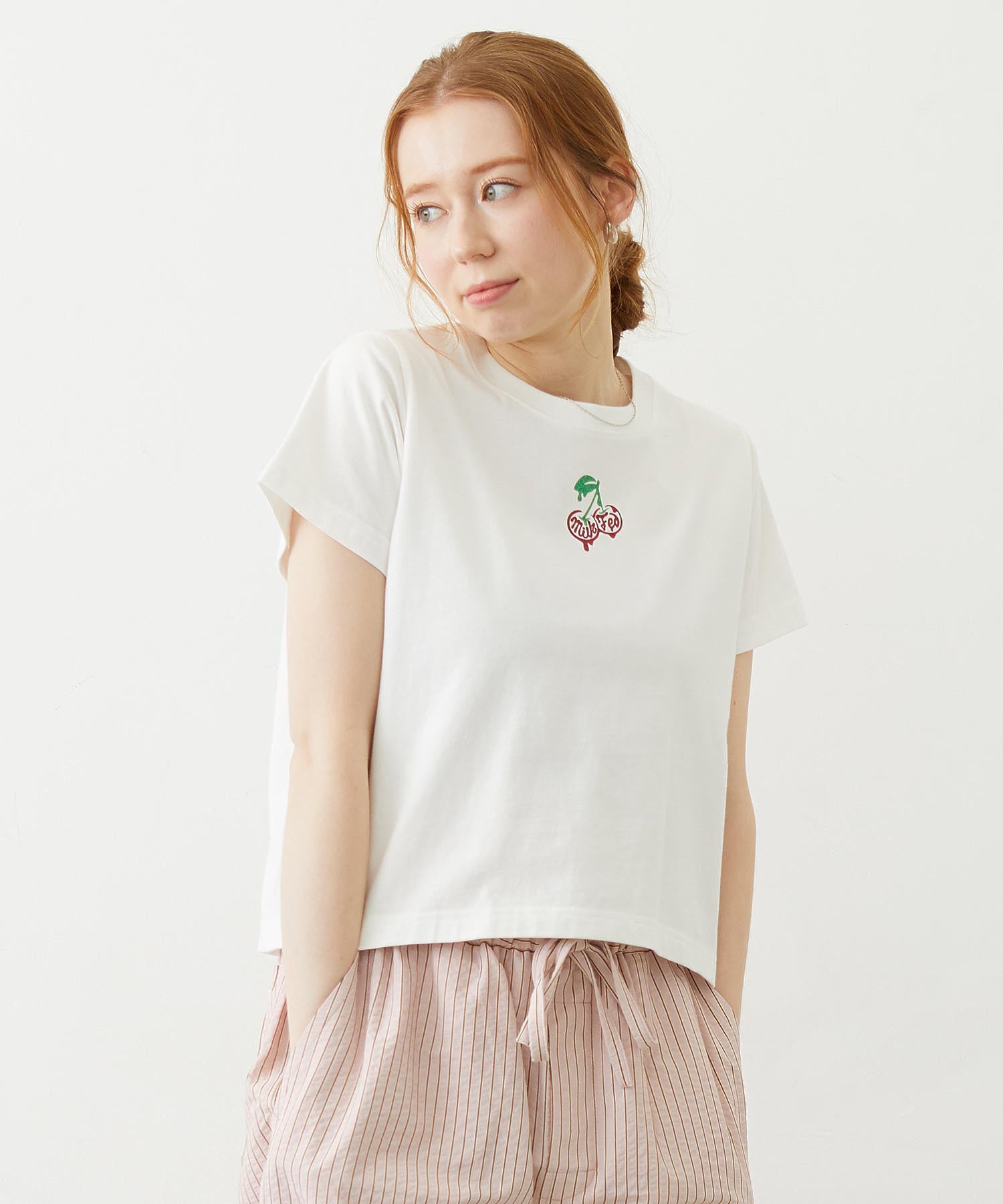 MINI MELTY GLITTER CHERRY COMPACT S/S TEE