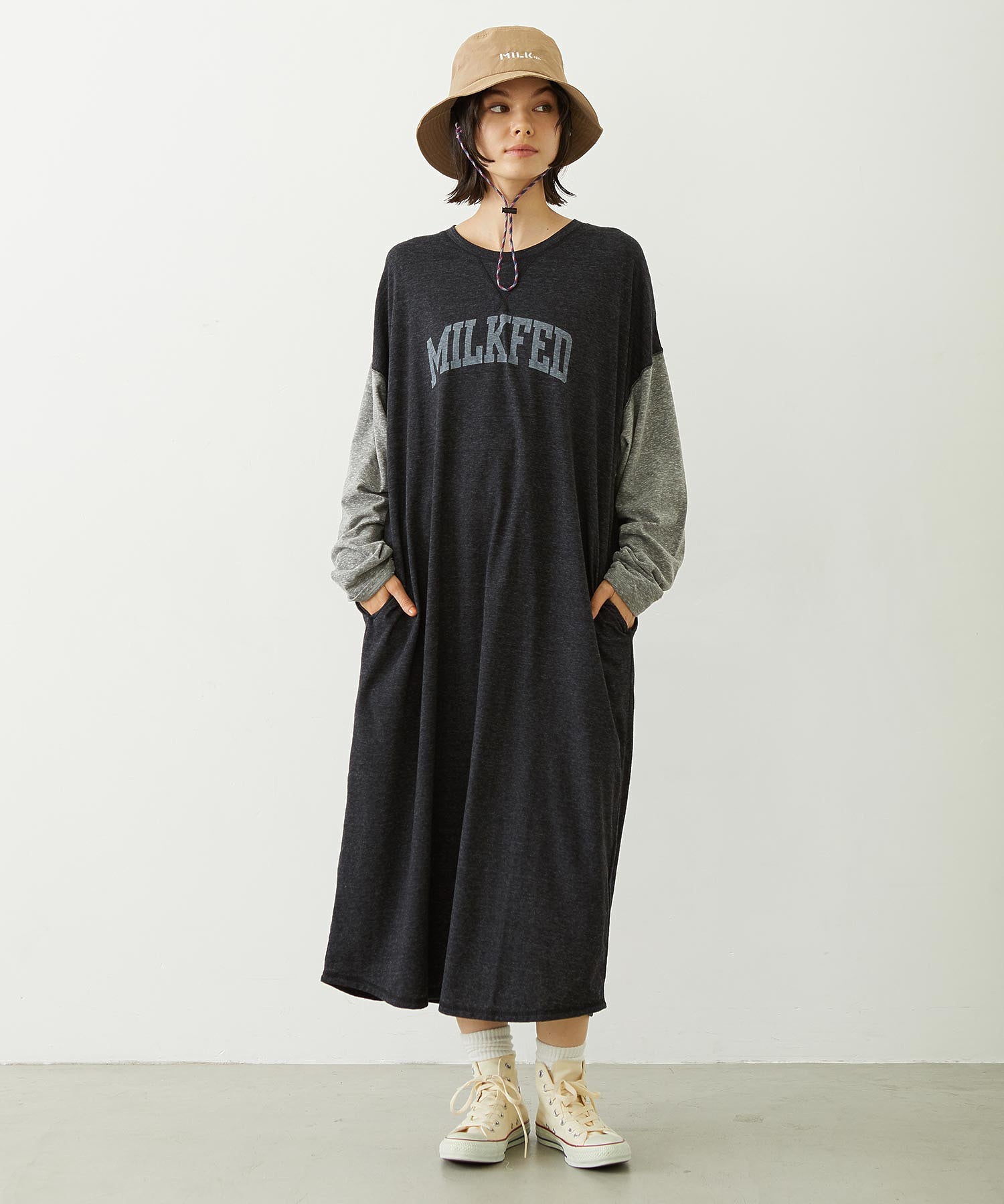 COLLEGE LOGO LONG DRESS