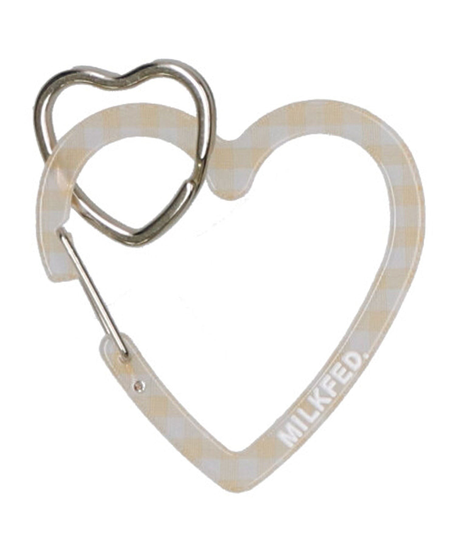 NEO HEART CARABINER GINGHAM MILKFED.