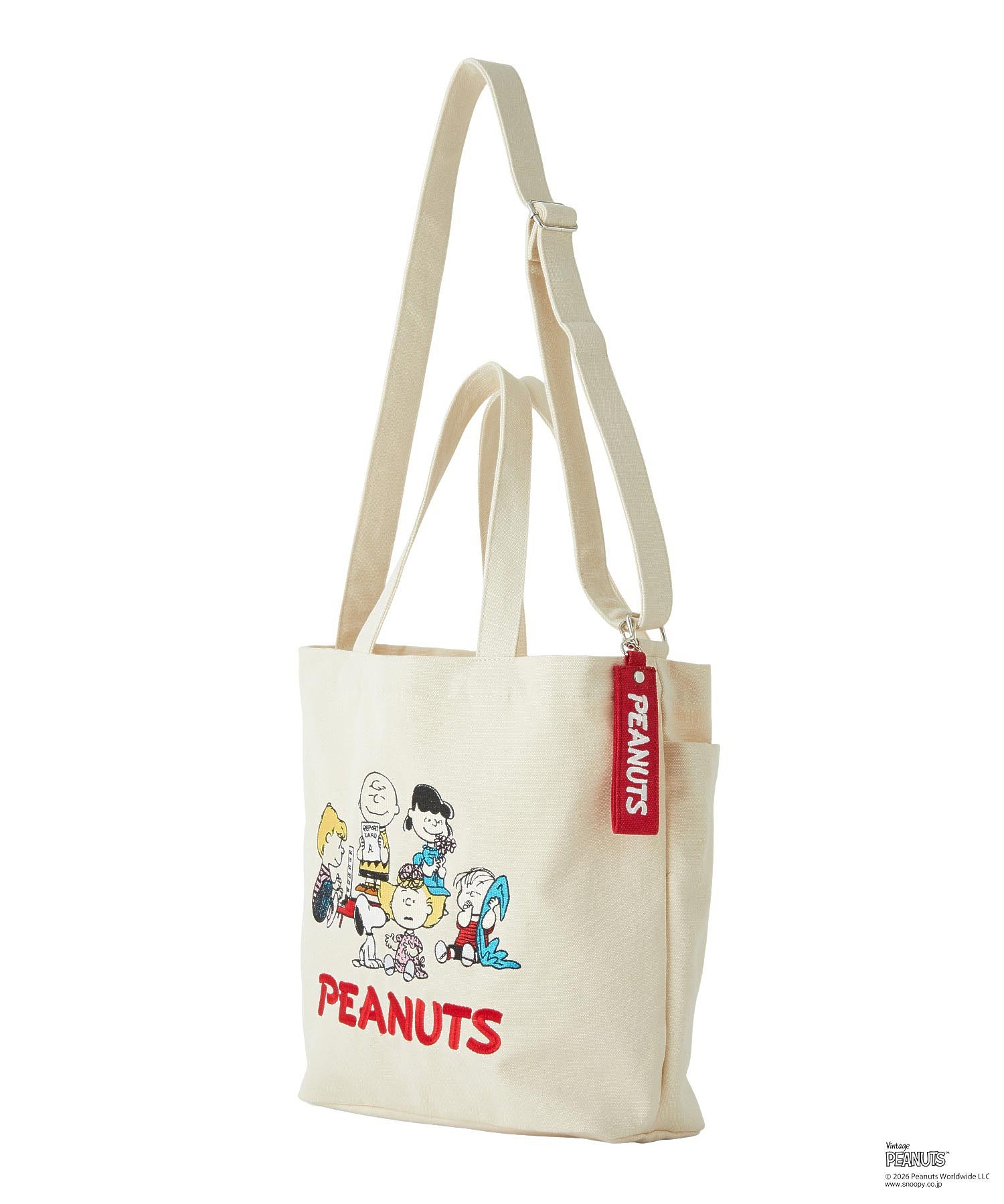 MILKFED. × PEANUTS / PEANUTS GANG BIG CANVAS TOTE