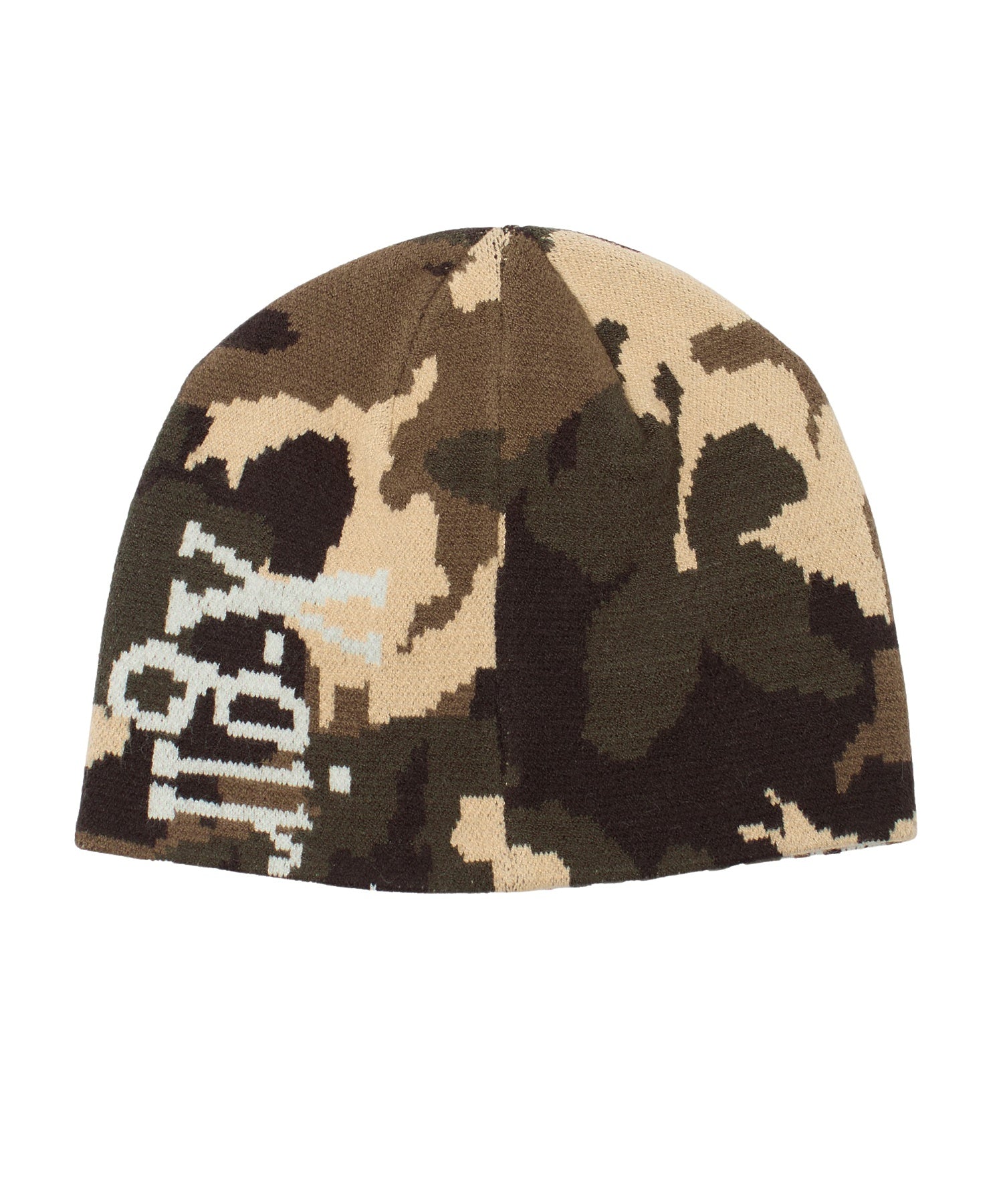 CUT OFF LOGO JACQUARD BEANIE