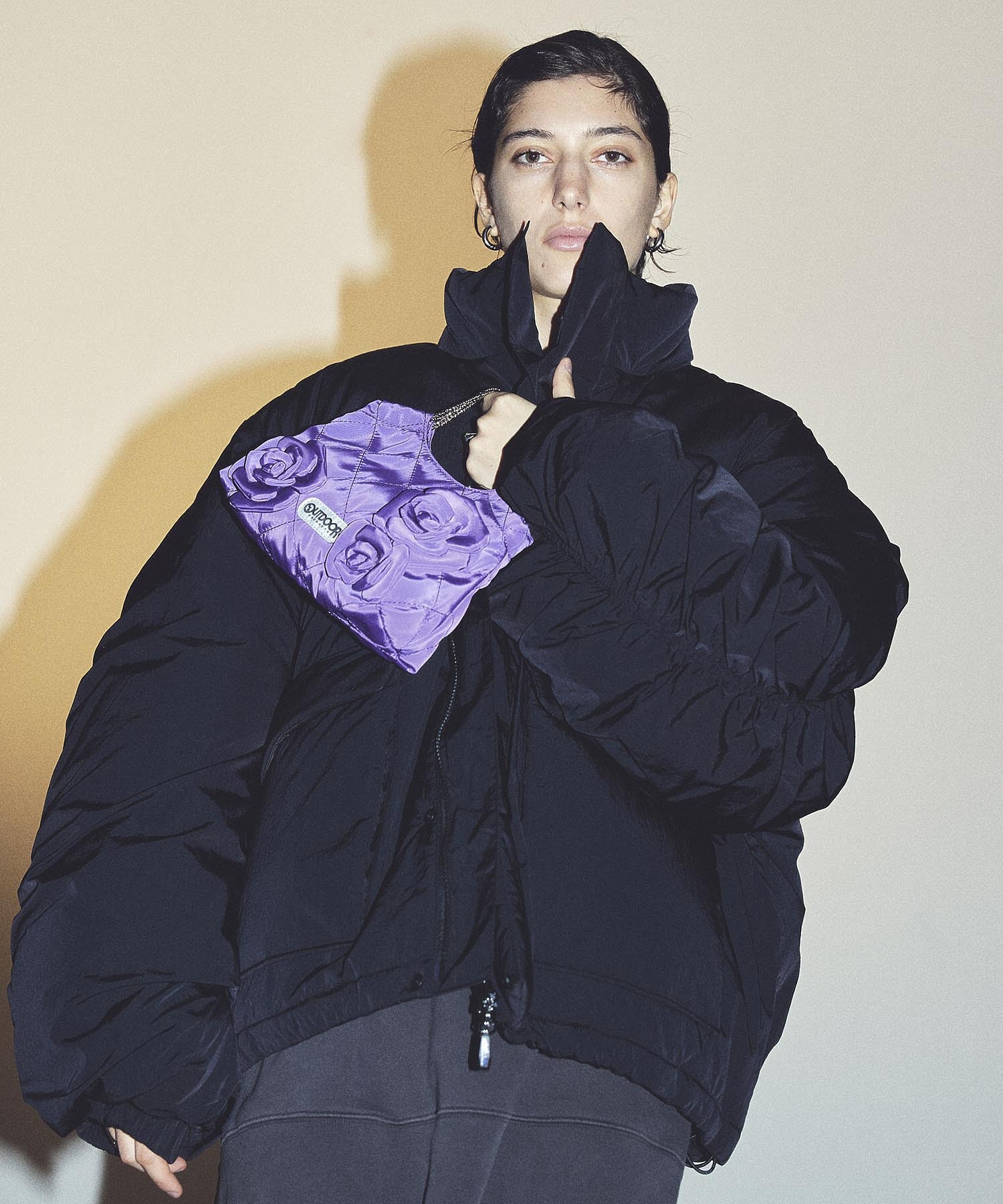 GENE HEAVENS x THOUSAND MILE/STAND COLLAR PADDED JACKET