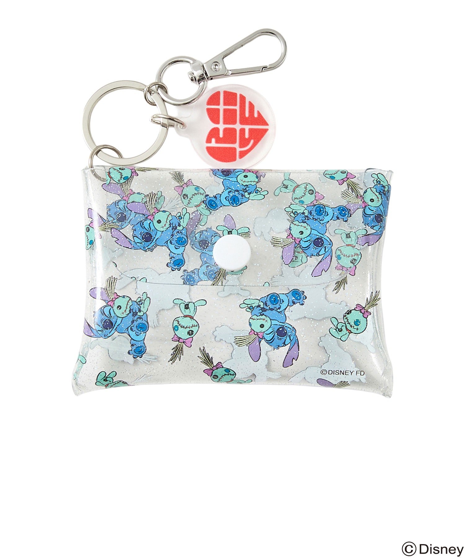 【WEB・一部店舗限定】STITCH/SCRUMP/CLEAR POUCH&CHARM SET