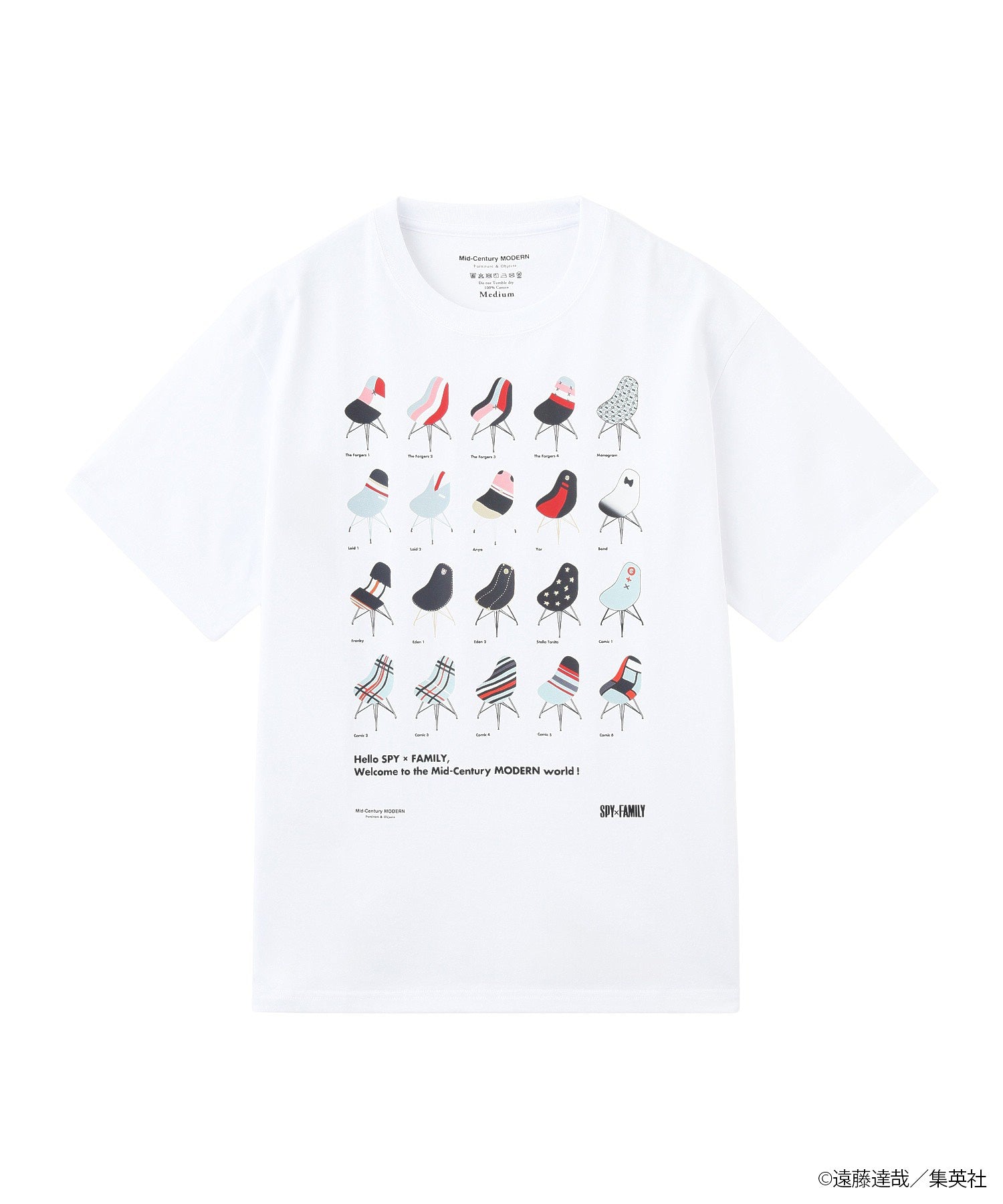 SPY×FAMILY Mid-Century MODERN S/S TEE THE CHAIR COLLECTION