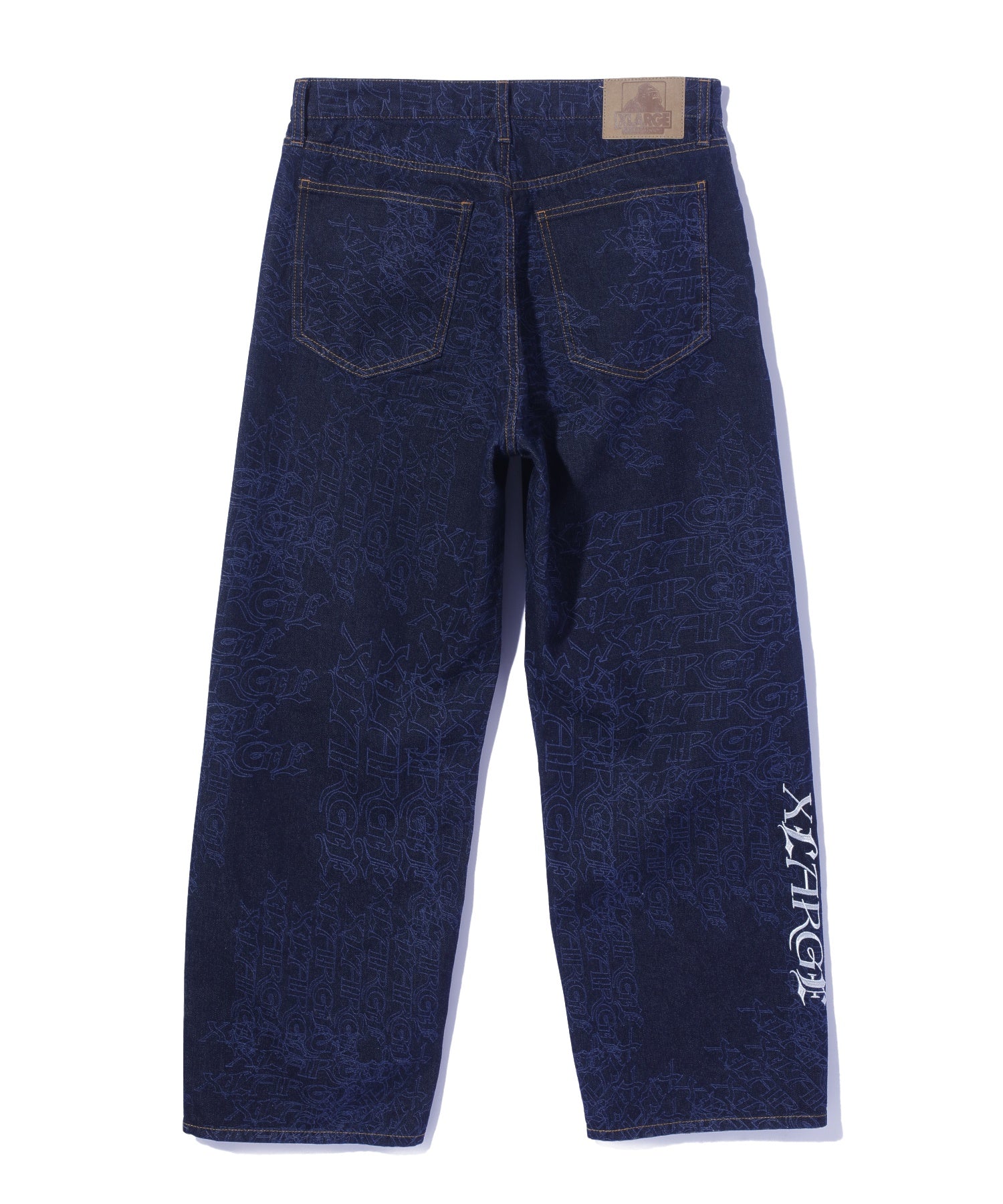 EMB DENIM PANTS