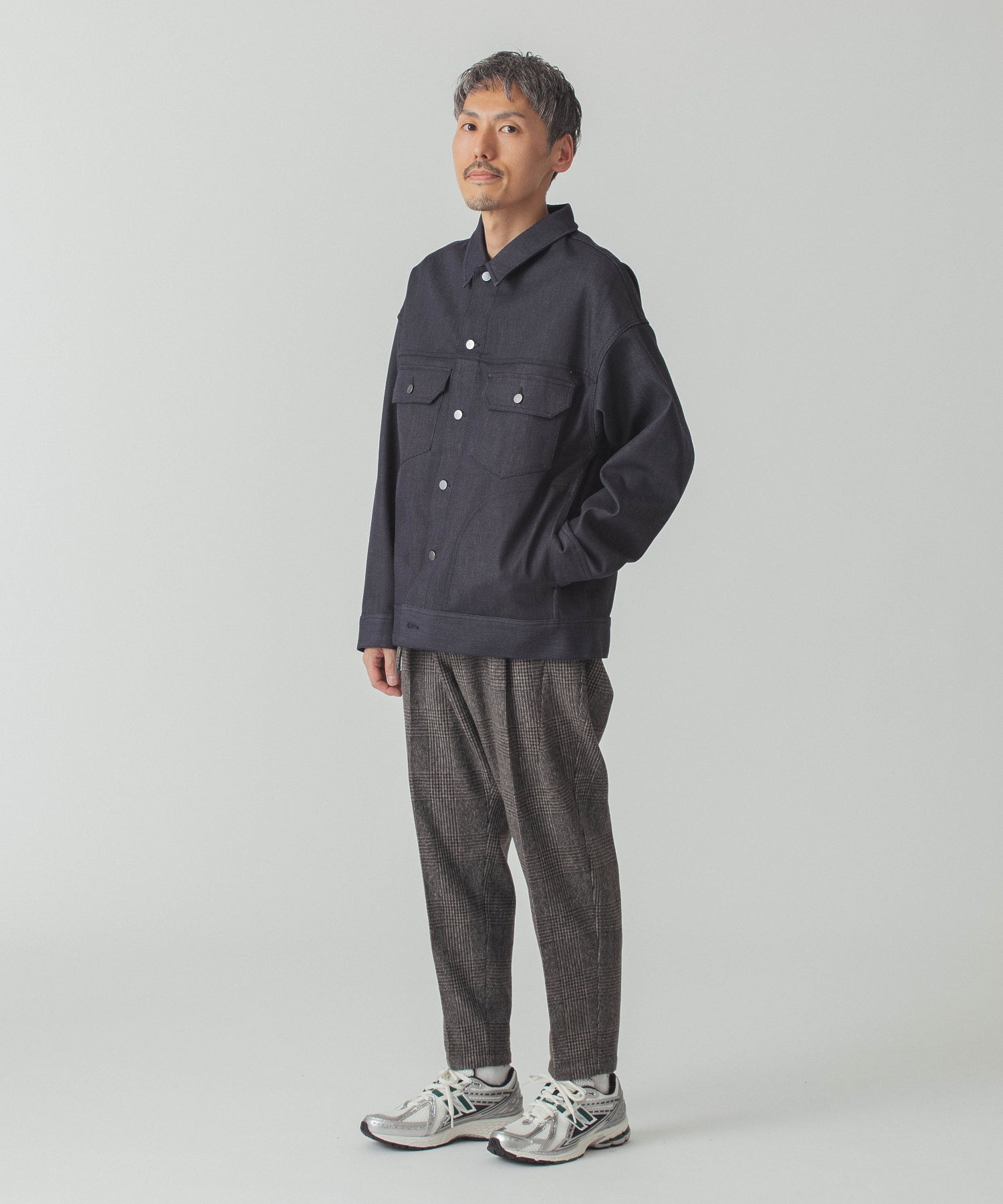 WHITE MOUNTAINEERING/ホワイトマウンテニアリング/GLEN CHECK 1 TUCK PANTS/WM2473411